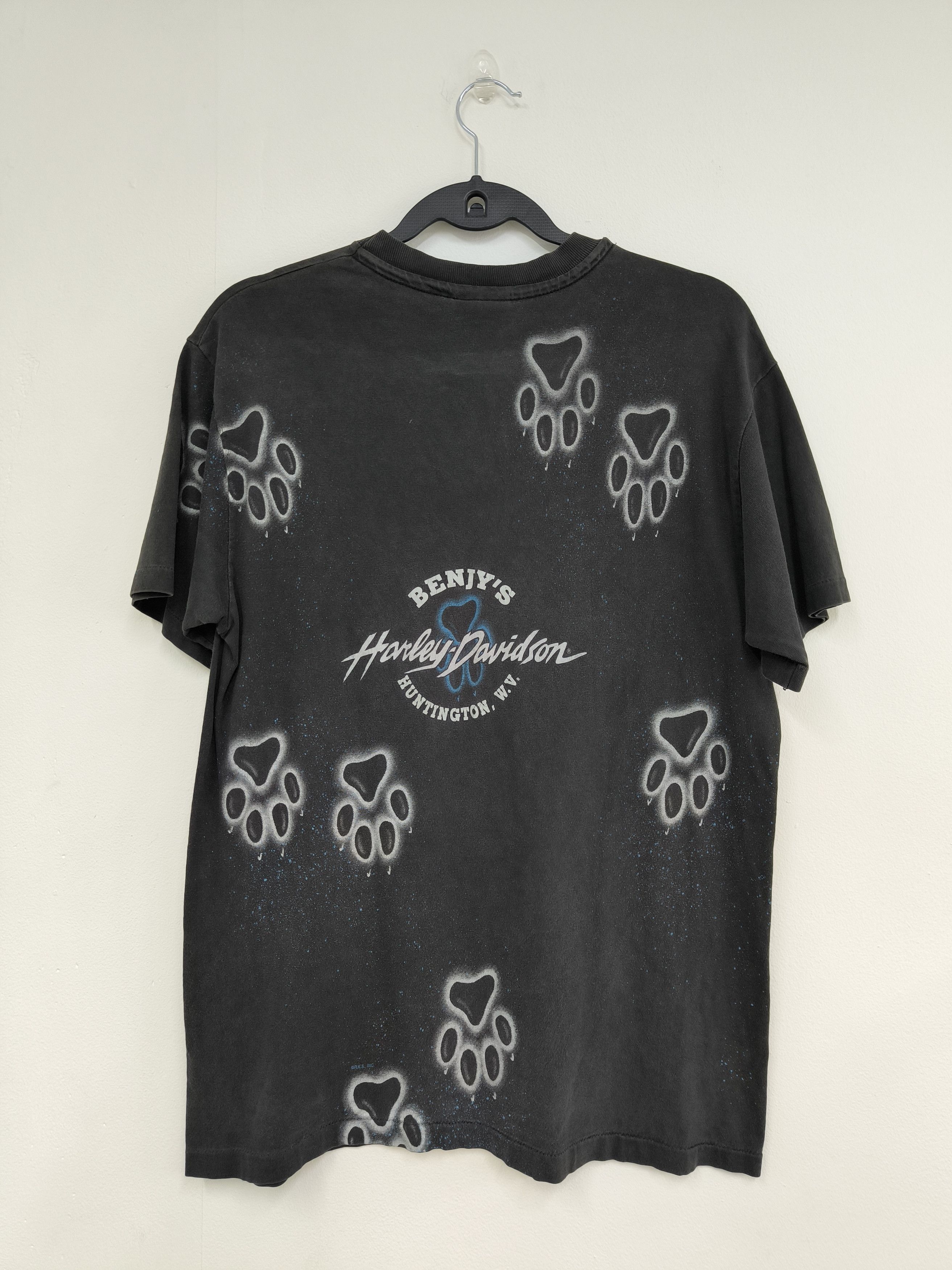 Harley Davidson Vintage 90s Harley Davidson wolf AOP Size US M / EU 48-50 / 2 - 4 Thumbnail