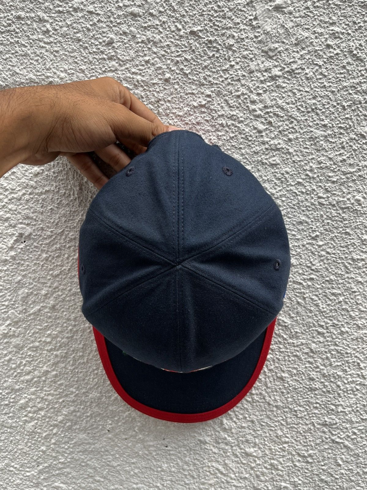 Prada 2003 Prada Luna Rossa Navy Red Cap Size ONE SIZE - 7 Thumbnail