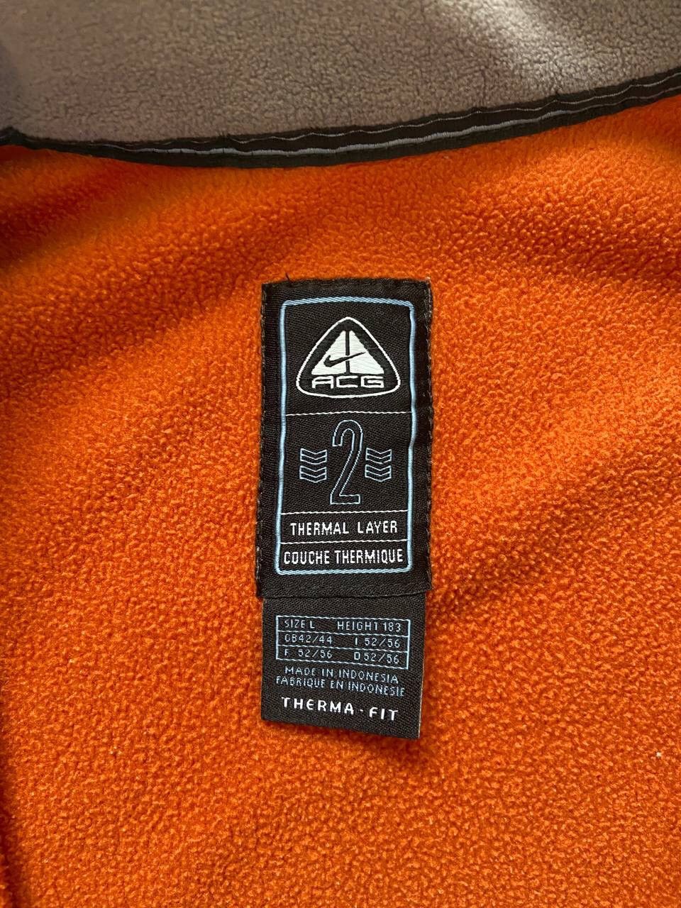 Nike × Nike ACG × Vintage Vintage NIKE ACG Fleece Vest Size L / US 10 / IT 46 - 3 Thumbnail