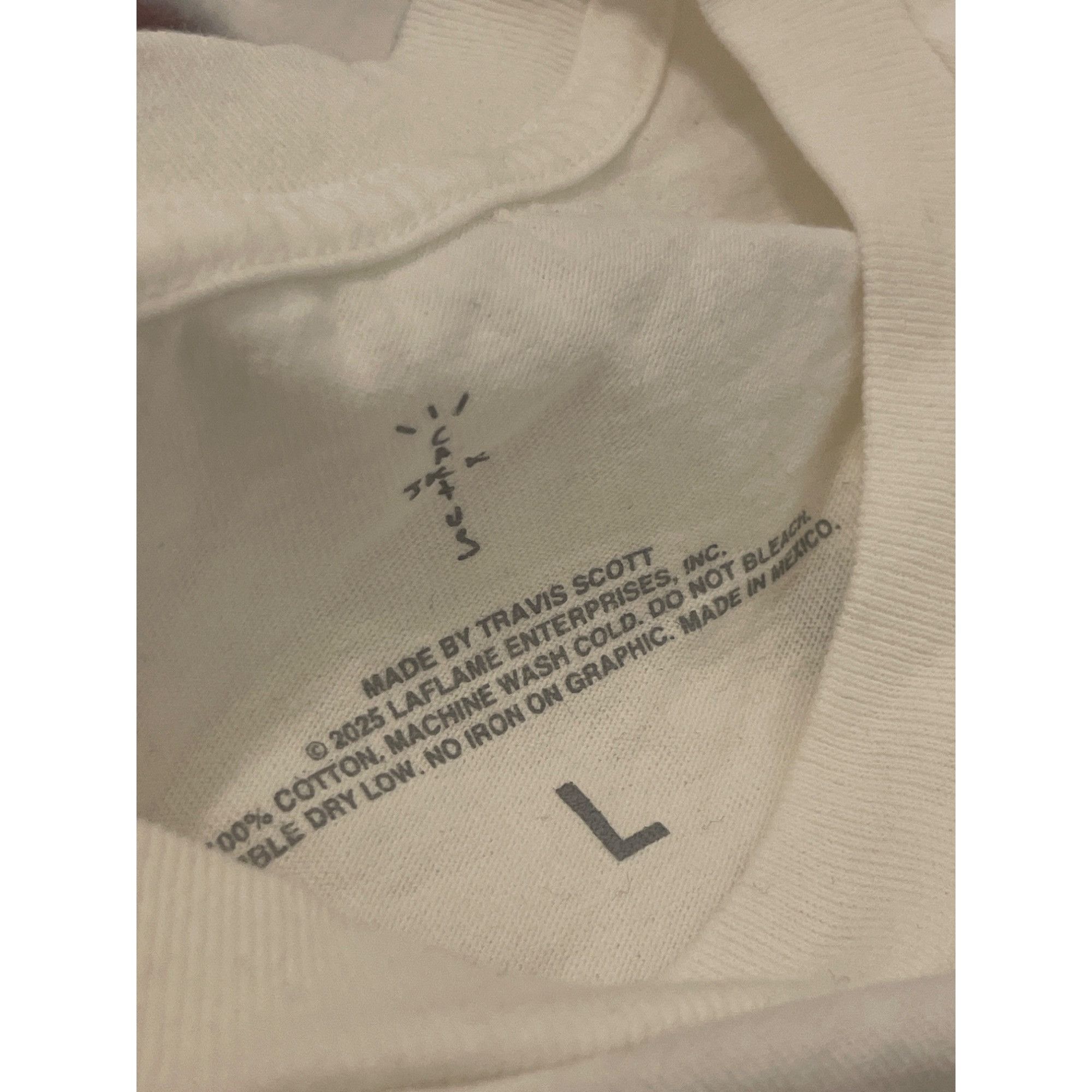 Other NEW TRAVIS SCOTT LAFD LIMITED TEE SZ LARGE Size US L / EU 52-54 / 3 - 5 Thumbnail