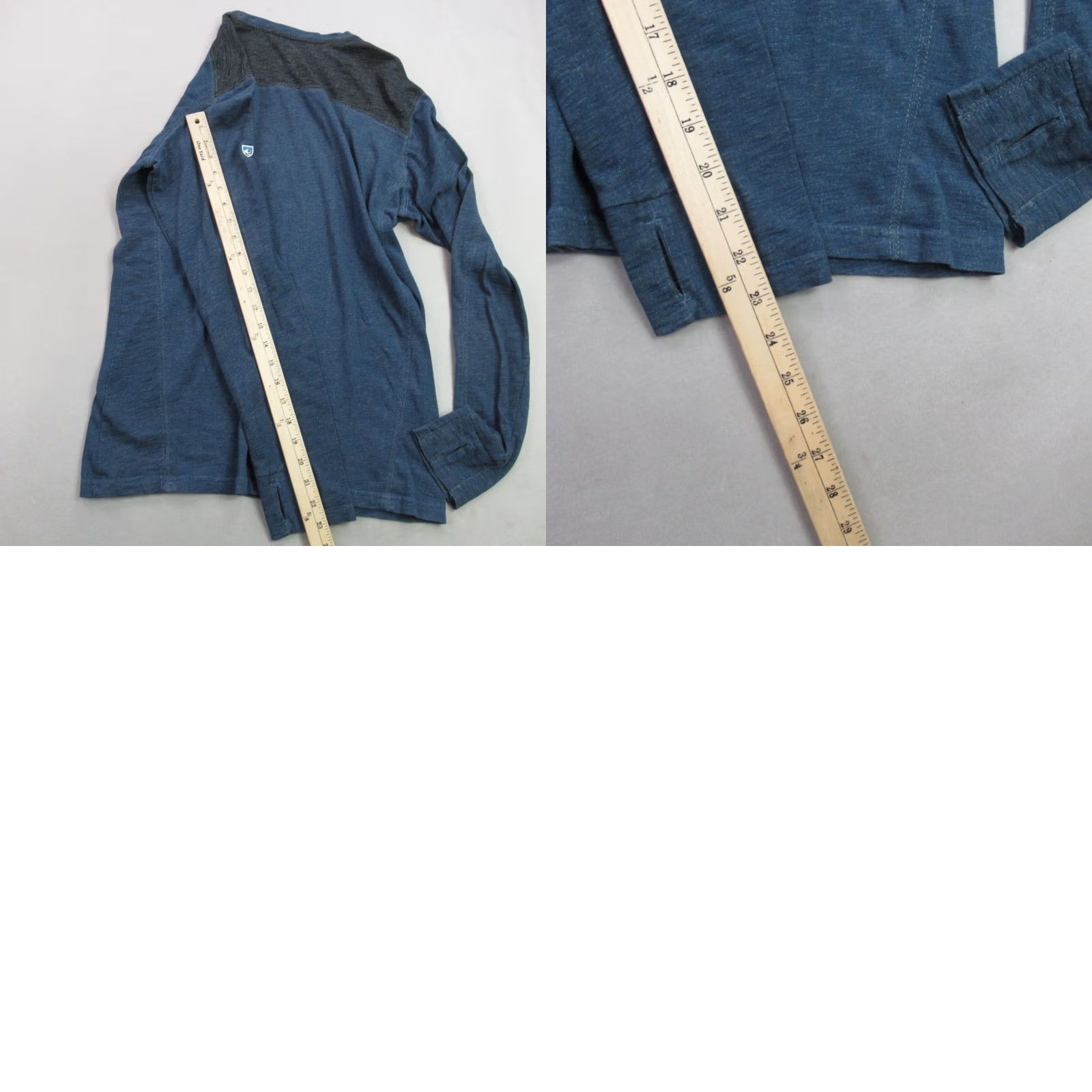 Vintage Kuhl Shirt Mens Medium Long Sleeve Crew Neck Blue Sweater Casual Lightweight Size US M / EU 48-50 / 2 - 8 Thumbnail