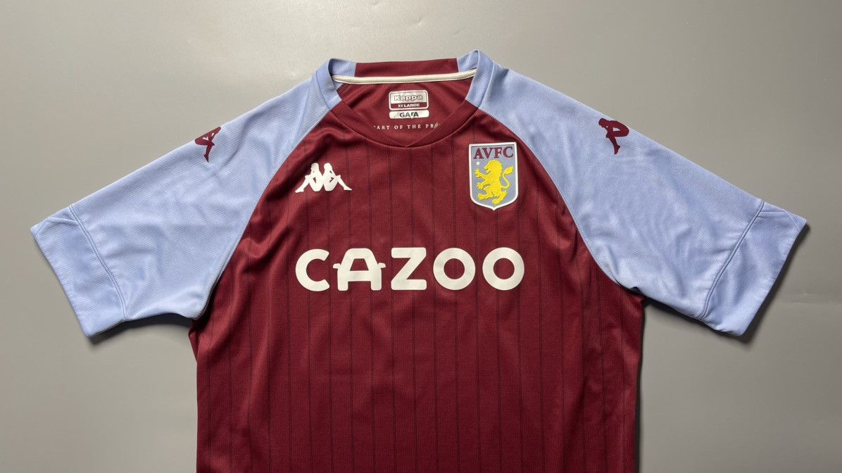 Kappa × Vintage ASTON VILLA KAPPA 2020/2021 SOCCER HOME JERSEY #10 GREALISH Size US XXL / EU 58 / 5 - 3 Thumbnail