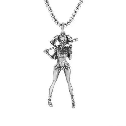 American Edition Girl Street Motorbike Pendant Necklaces Size ONE SIZE - 2 Thumbnail