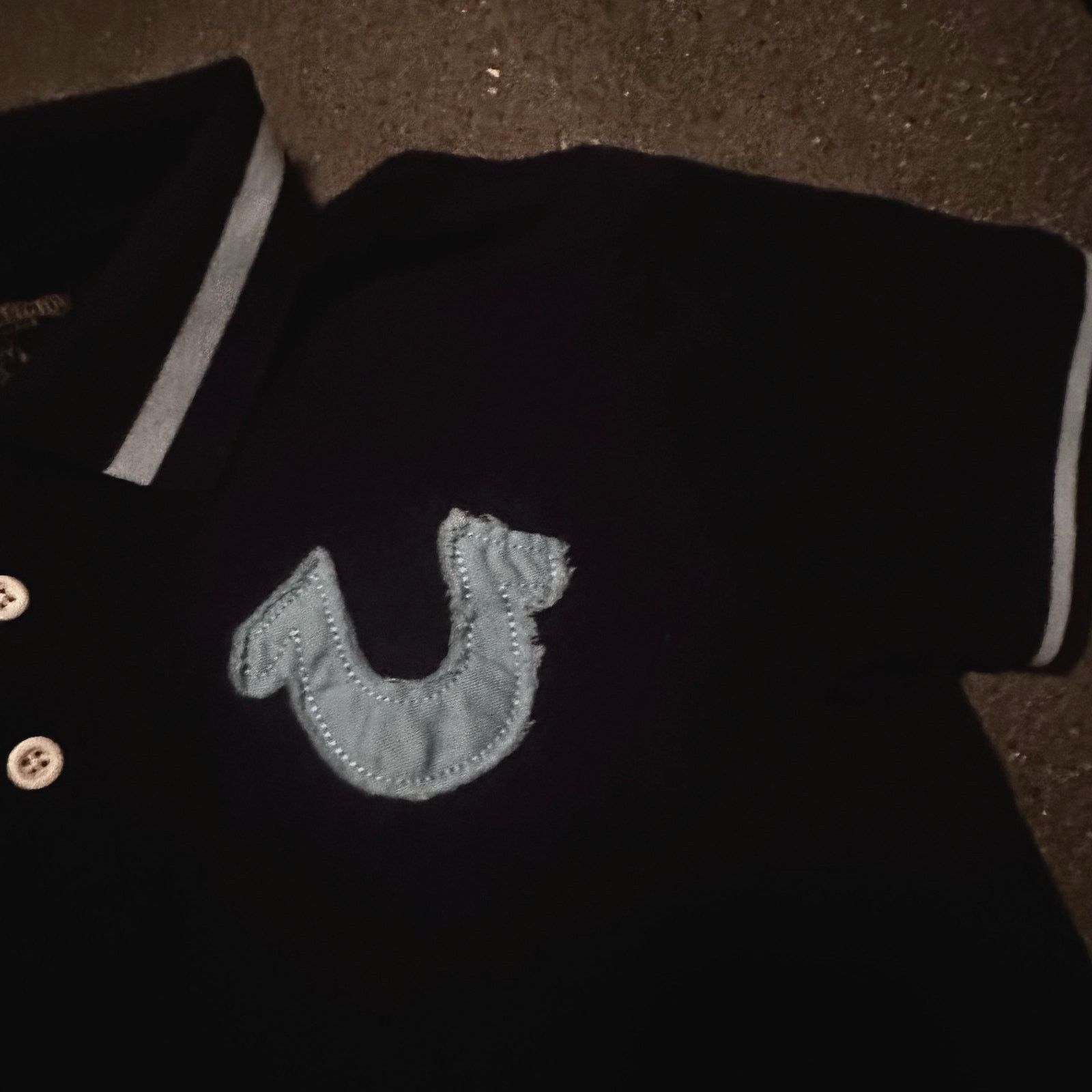 True Religion true religion filled in logo patch design polo shirt Size US S / EU 44-46 / 1 - 2 Thumbnail