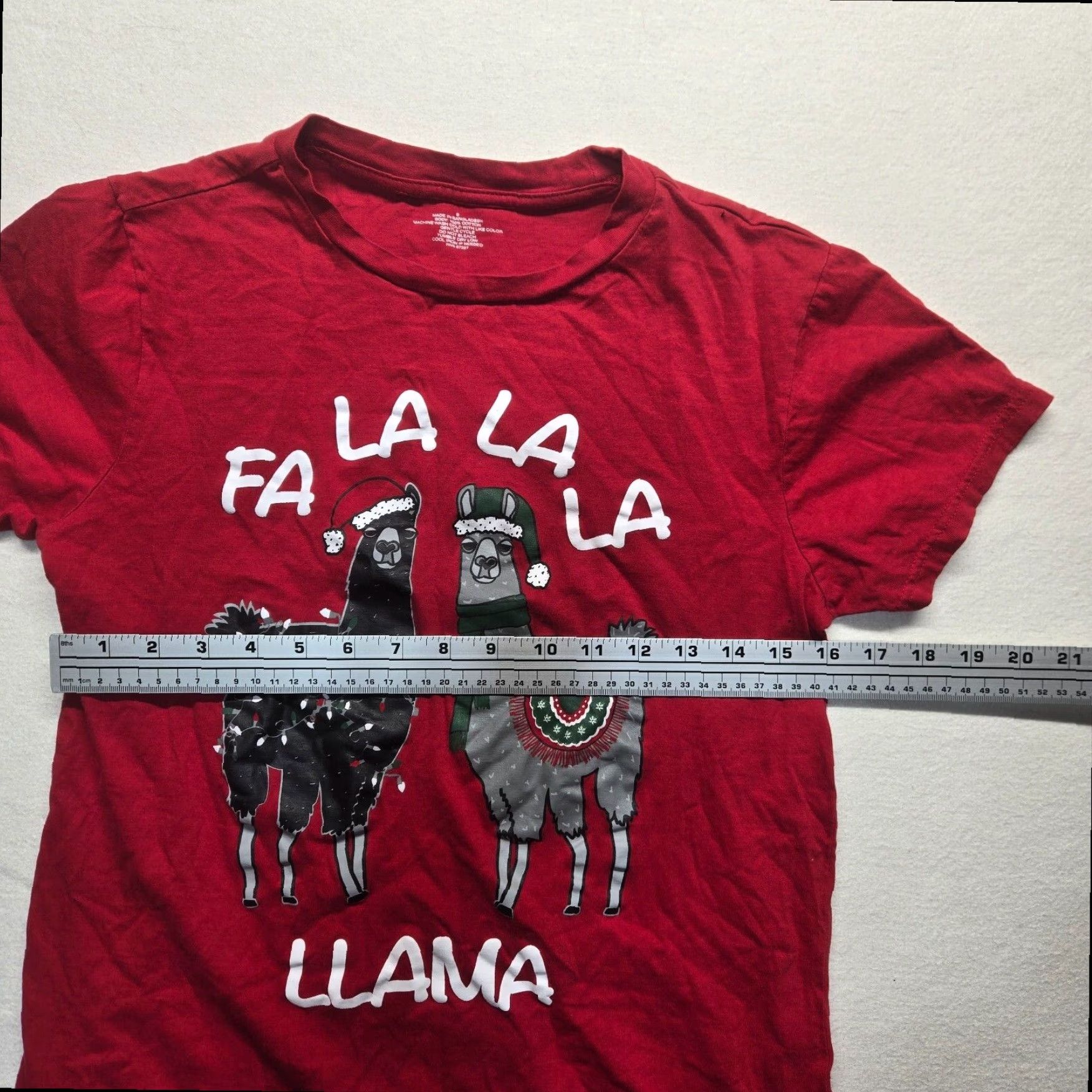 Vintage Christmas Graphic T-Shirt, Green, Small, Women's Funny Holiday Gift, Awkward Styles Size S / US 4 / IT 40 - 3 Thumbnail