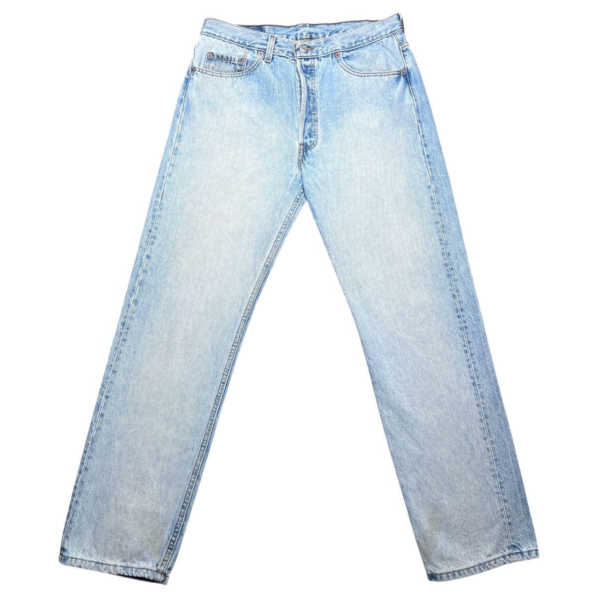 Levi's Vintage 1990s Levi’s 501 Button Fly Made In USA Denim Jeans Size US 32 / EU 48 - 1 Thumbnail
