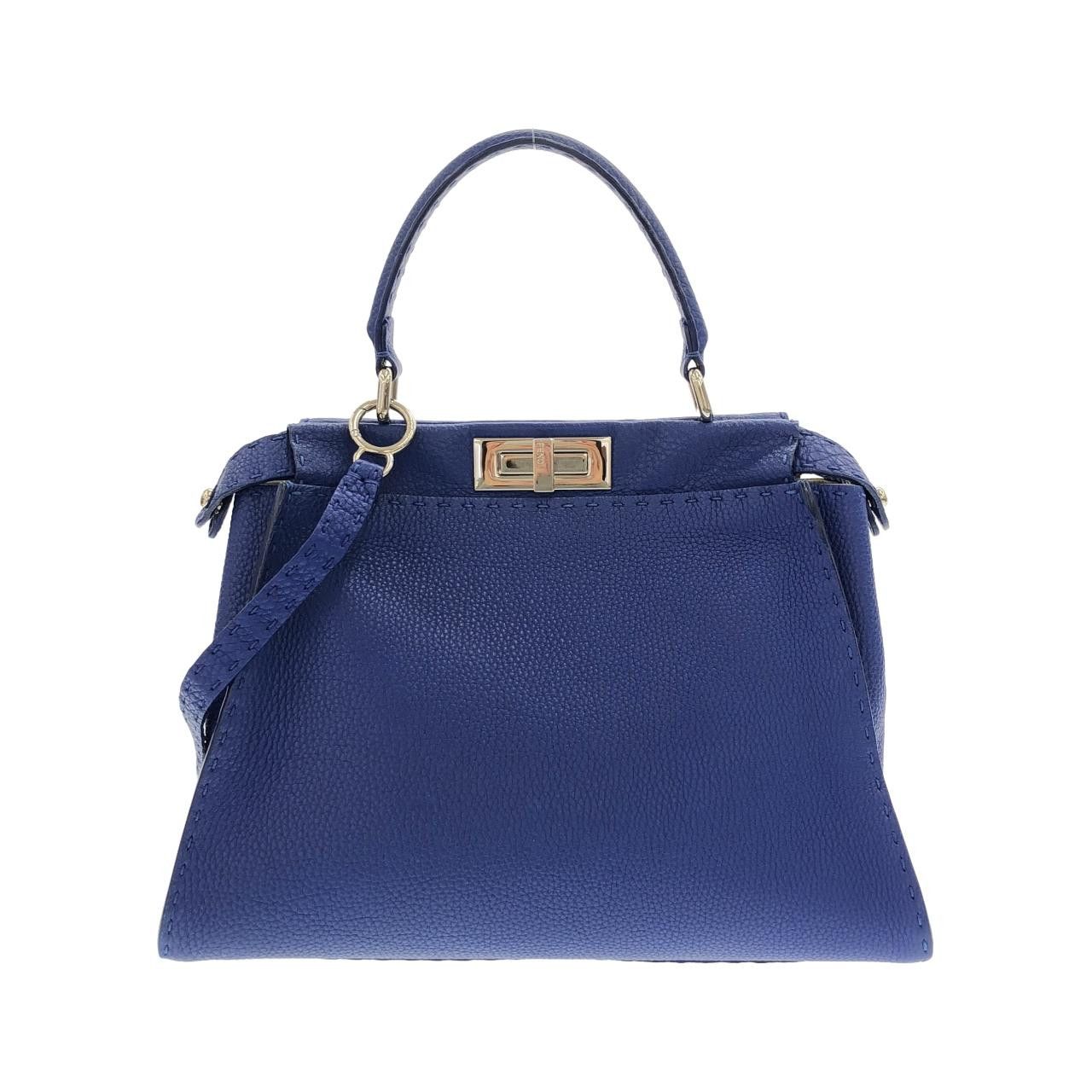 Fendi Fendi Fendi SELLERIA Peekaboo Calf Handbag Leather Handbag 8BN226Q0J DUTY FREE for USA Size ONE SIZE - 1 Thumbnail