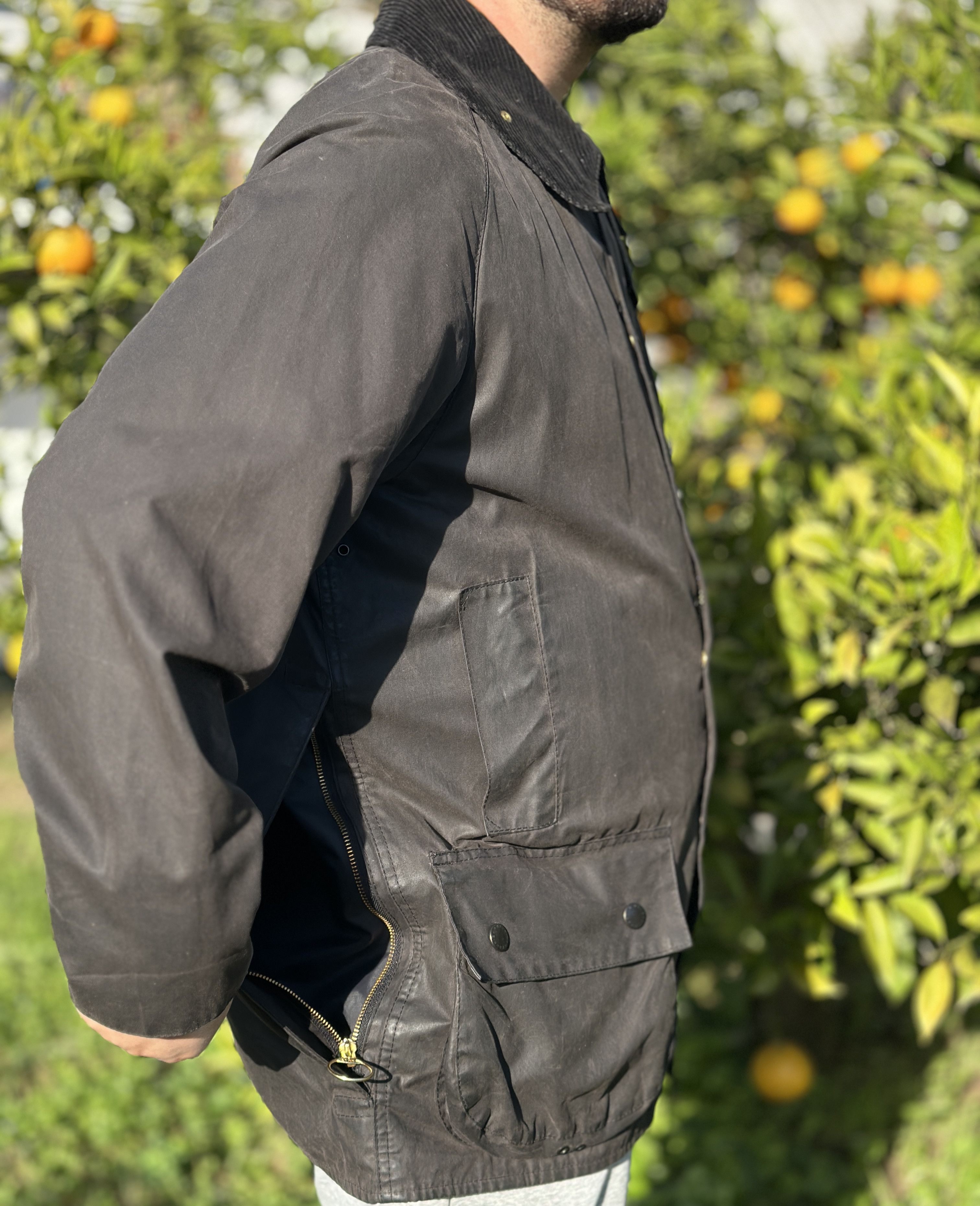 Barbour Barbour Classic Beaufort Waxed Jacket Collar Size C42 107 Size US L / EU 52-54 / 3 - 7 Thumbnail