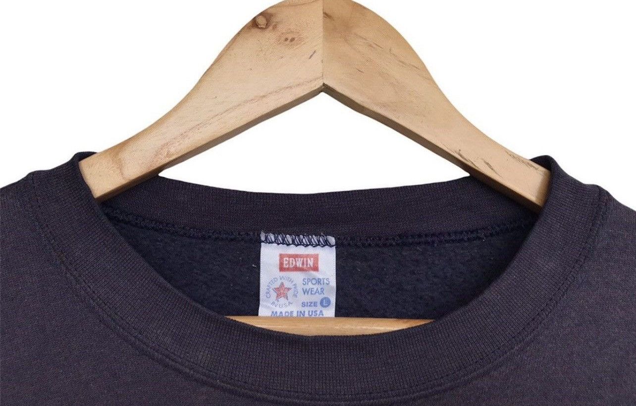 Vintage Vintage 90s Edwin Blank Distressed SunFaded Baggy Sweatshirt Size US M / EU 48-50 / 2 - 3 Thumbnail