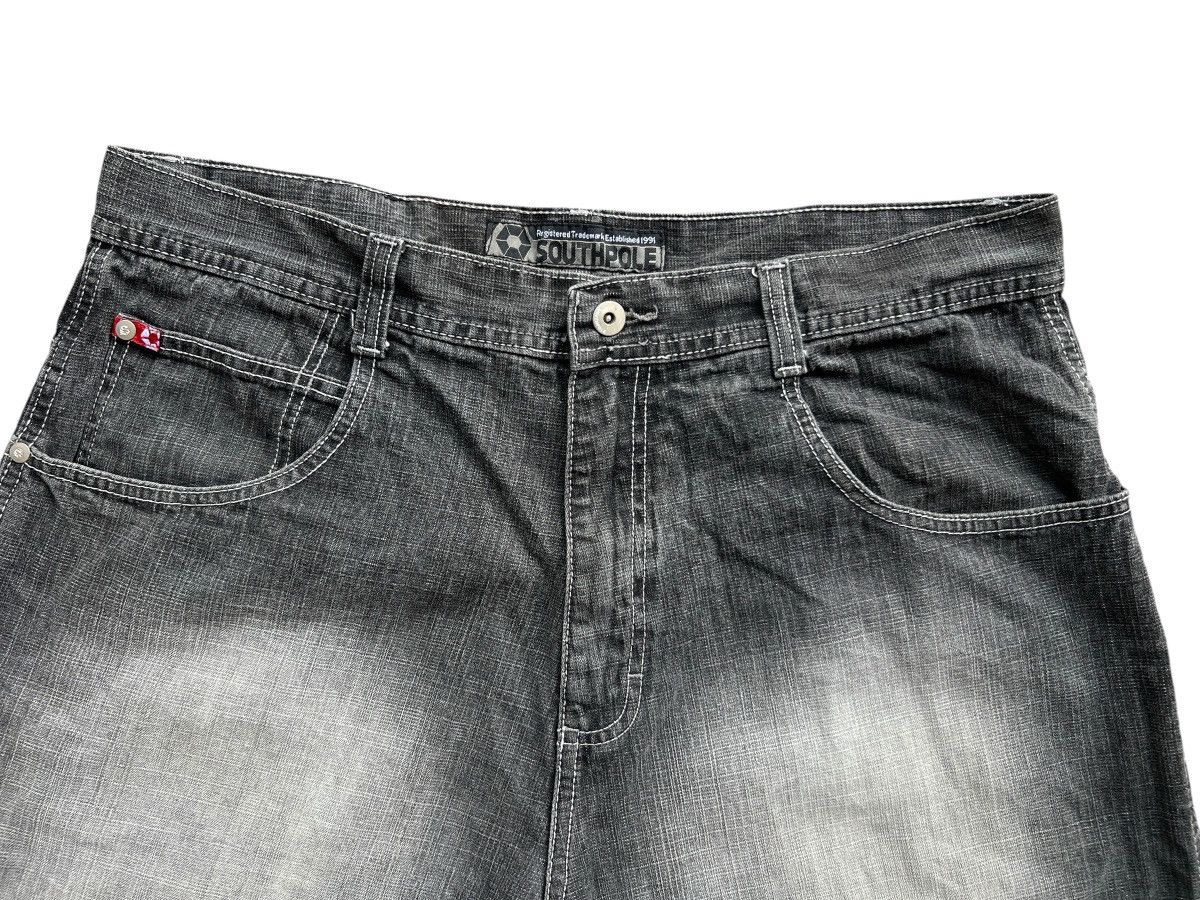 Southpole Vintage Y2K South Pole Baggy Denim Pants Jorts Size US 38 / EU 54 - 3 Thumbnail