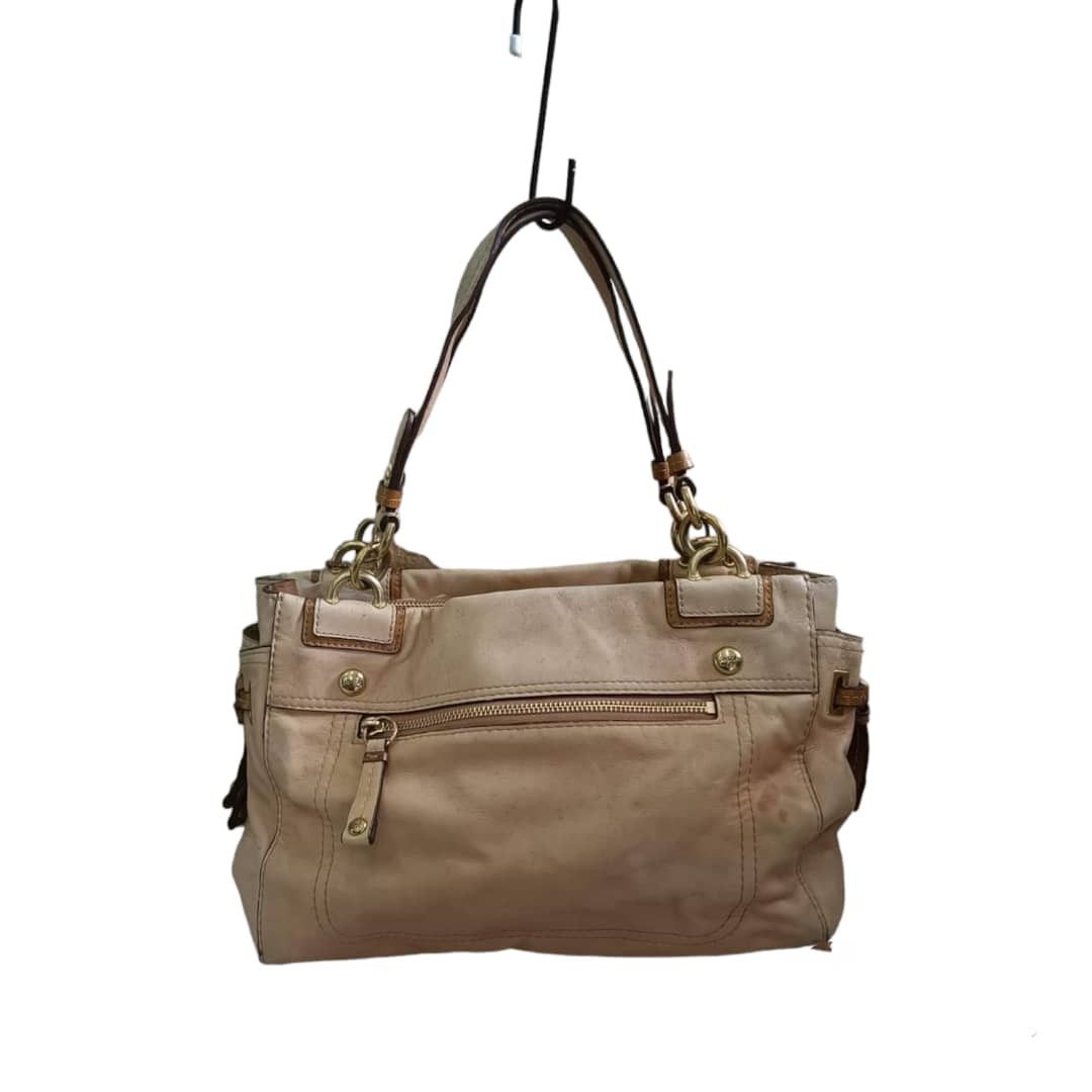 Coach Coach hand carry bag Beige leather Colour Size ONE SIZE - 1 Thumbnail