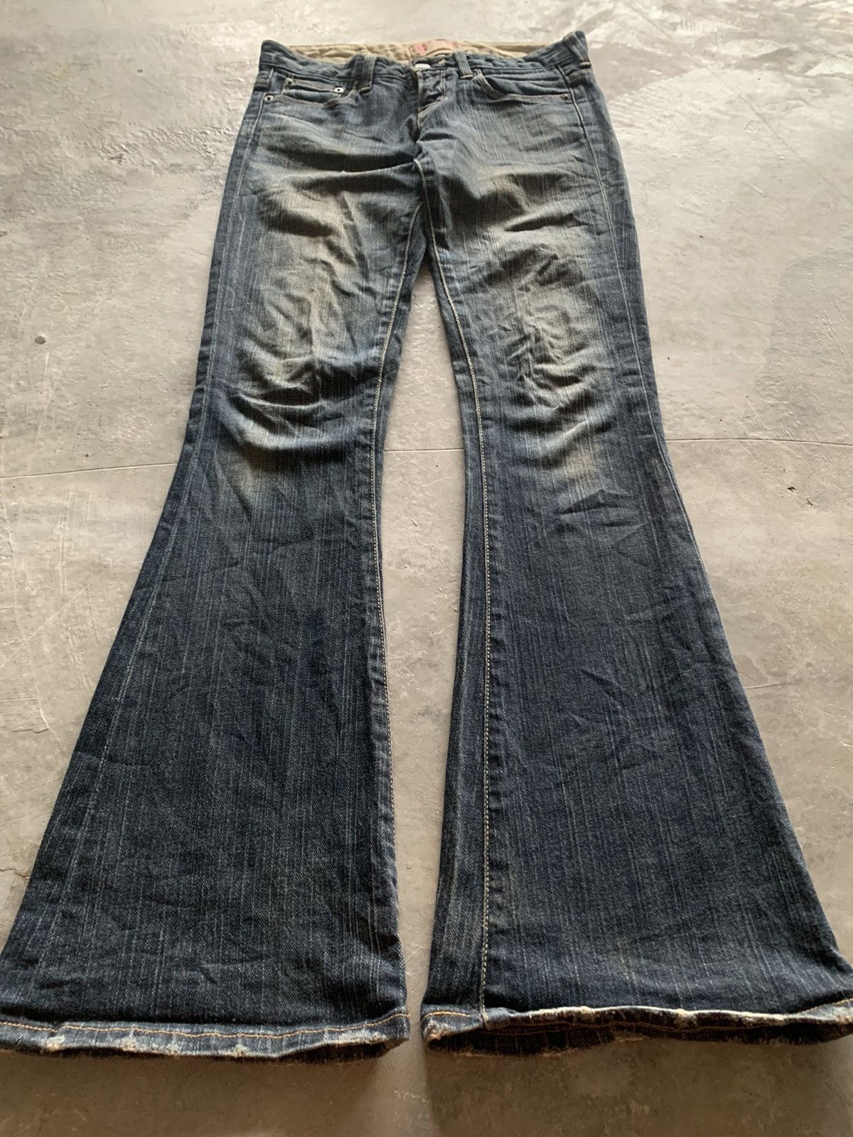 Japanese Brand flared back number japanese jeans like ifsixwasnine / lgb Size 29" - 12 Thumbnail