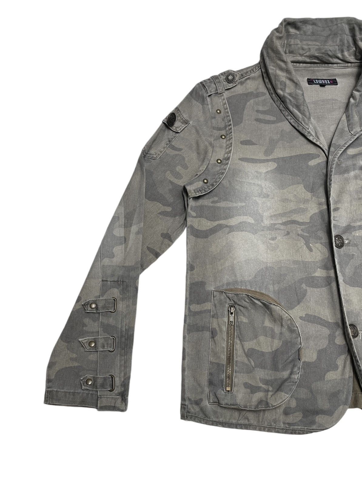 If Six Was Nine × LOWBOX × Le Grande Bleu (L.G.B.) Rare Design Vintage Brand Lowbox Tactical Jacket 1990s Size US L / EU 52-54 / 3 - 5 Thumbnail