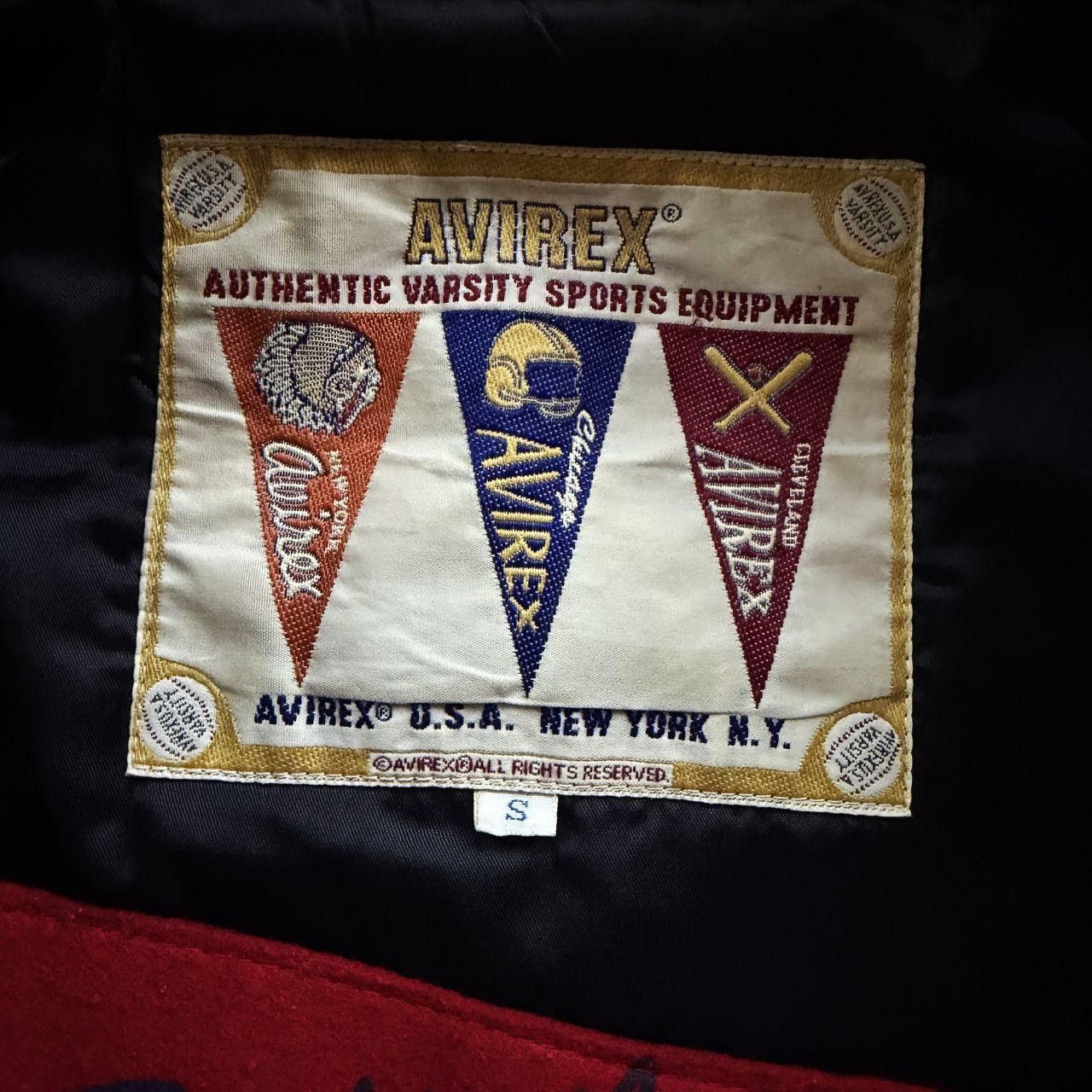 Avirex Avirex Red Tails Leather Varsity Jacket Size US S / EU 44-46 / 1 - 6 Thumbnail