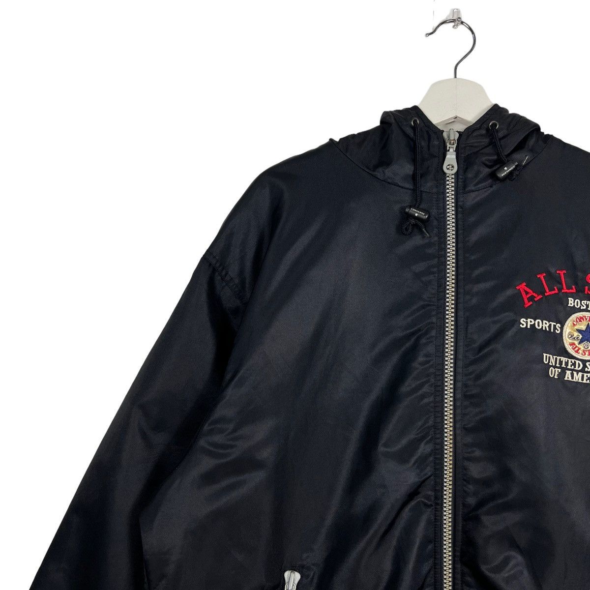 Converse 🔥 VINTAGE CONVERSE HOODIES JACKET BIG LOGO Size US L / EU 52-54 / 3 - 8 Thumbnail
