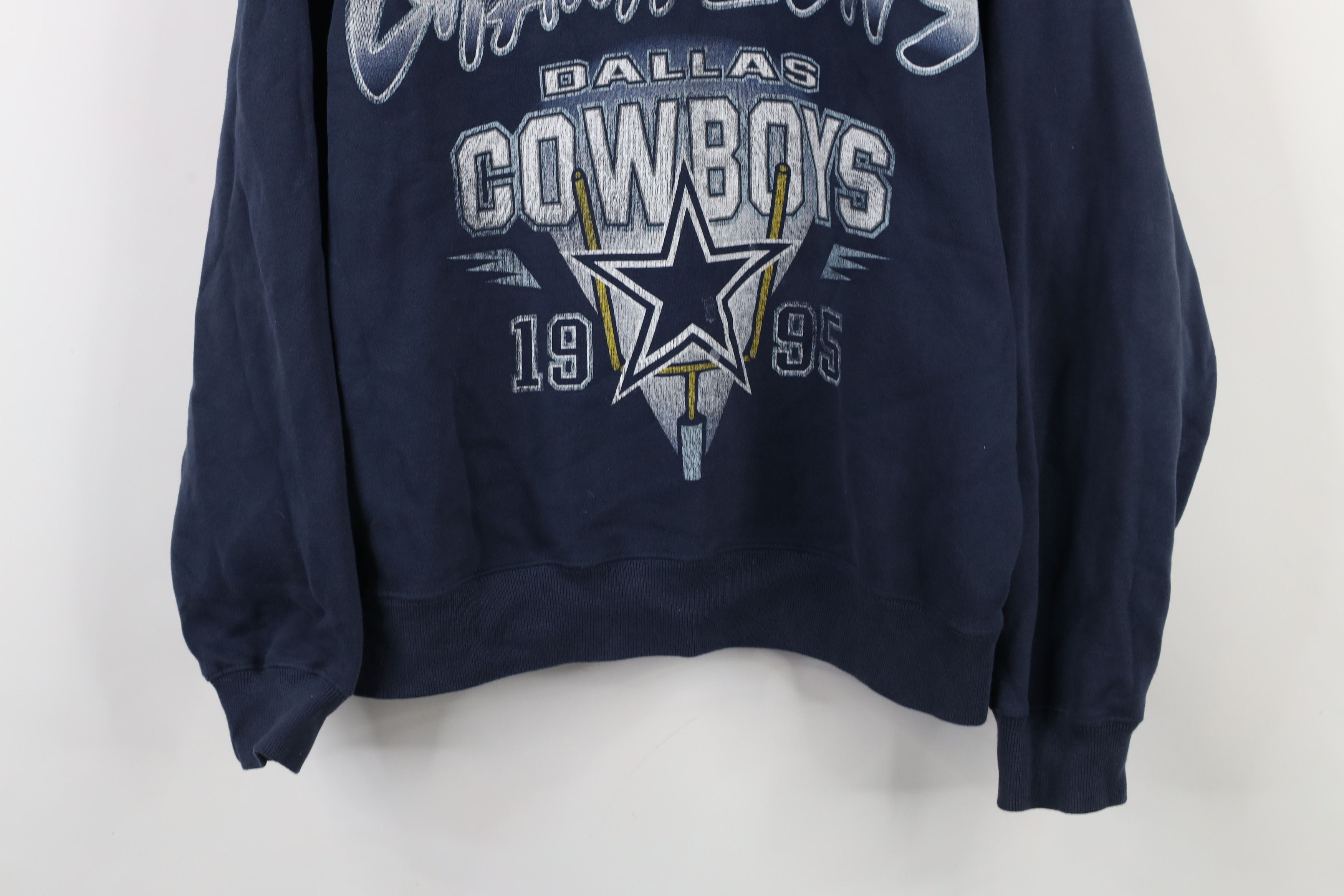 Abercrombie & Fitch × Vintage Abercrombie & Fitch x NFL Dallas Cowboys Sweatshirt Blue Size S / US 4 / IT 40 - 3 Thumbnail