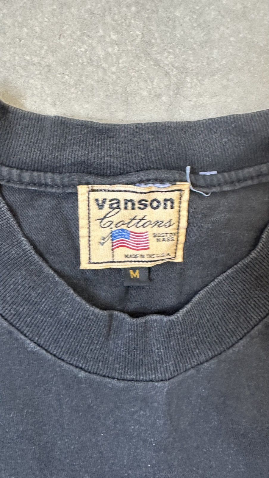 Vanson Leathers VINTAGE VANSON LEATHER TEE Size US M / EU 48-50 / 2 - 5 Thumbnail