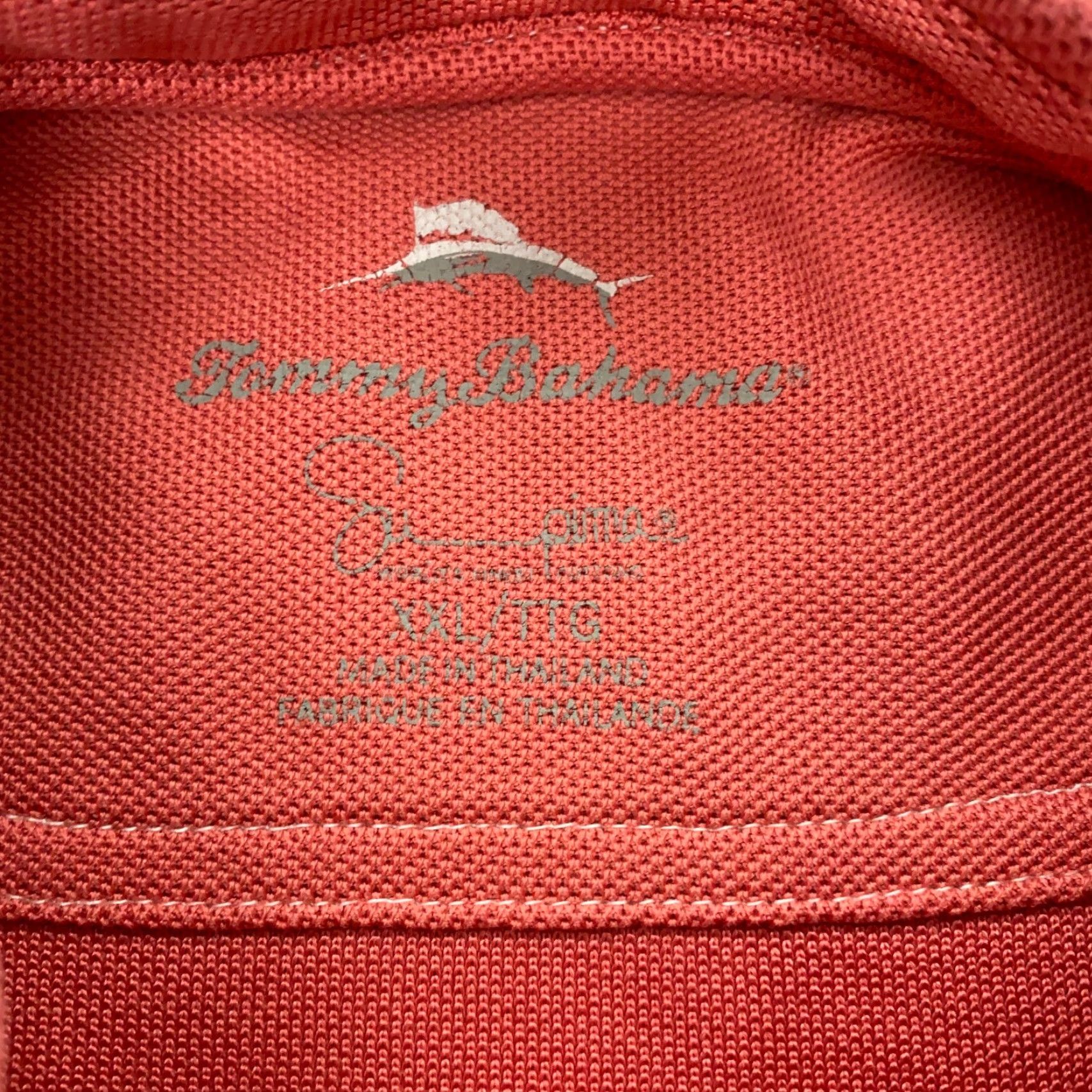 Tommy Bahama Tommy Bahama Polo Golf Shirt Mens 2XL Red Embroidered Polo Shirt Mens 2XL Red Embroidered Size US XXL / EU 58 / 5 - 5 Thumbnail