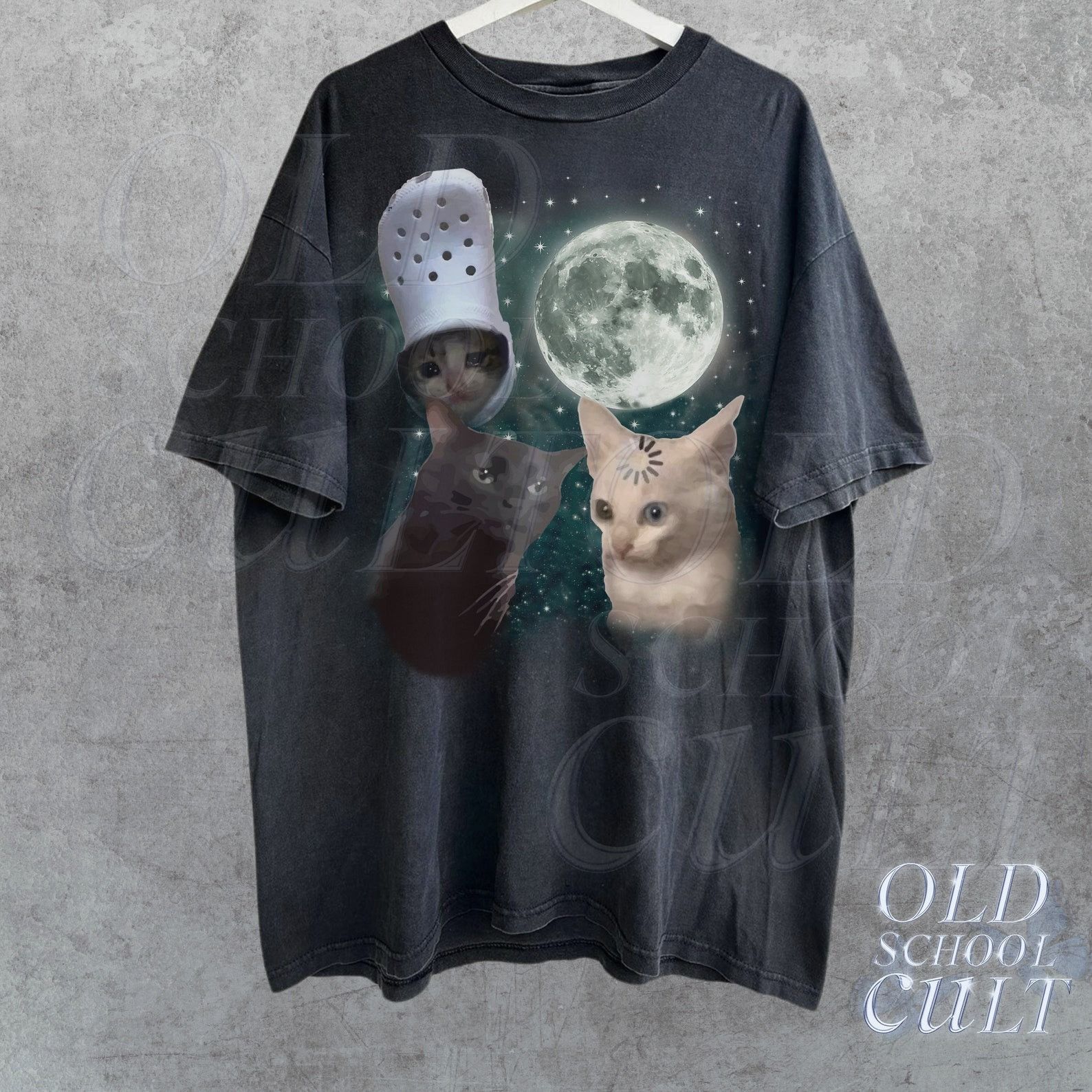 The Unbranded Brand Three Cats Vintage Graphic T-shirts Size US M / EU 48-50 / 2 - 2 Thumbnail