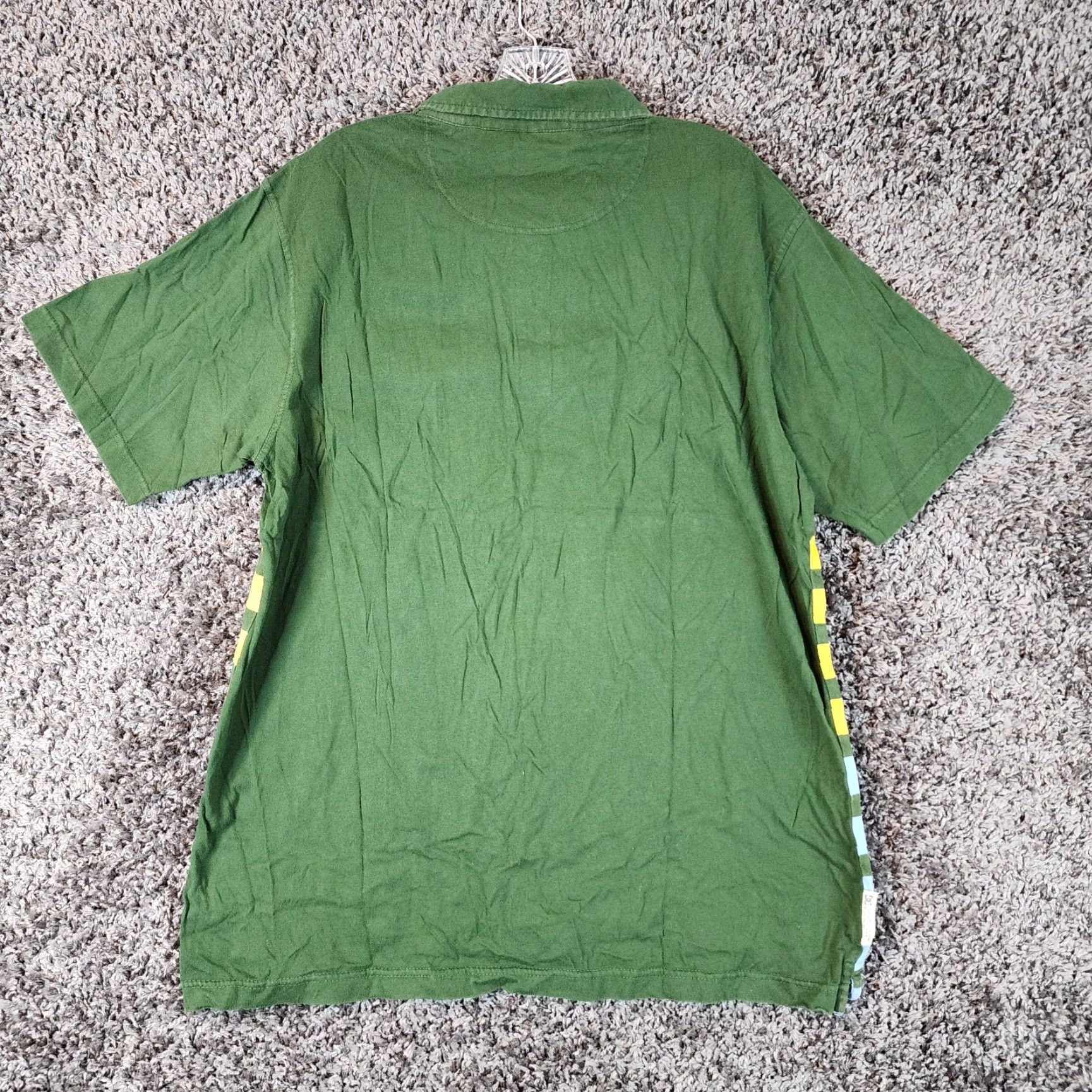 Vintage DC Green Striped Polo Shirt Mens XL Short Sleeve Size US XL / EU 56 / 4 - 5 Thumbnail