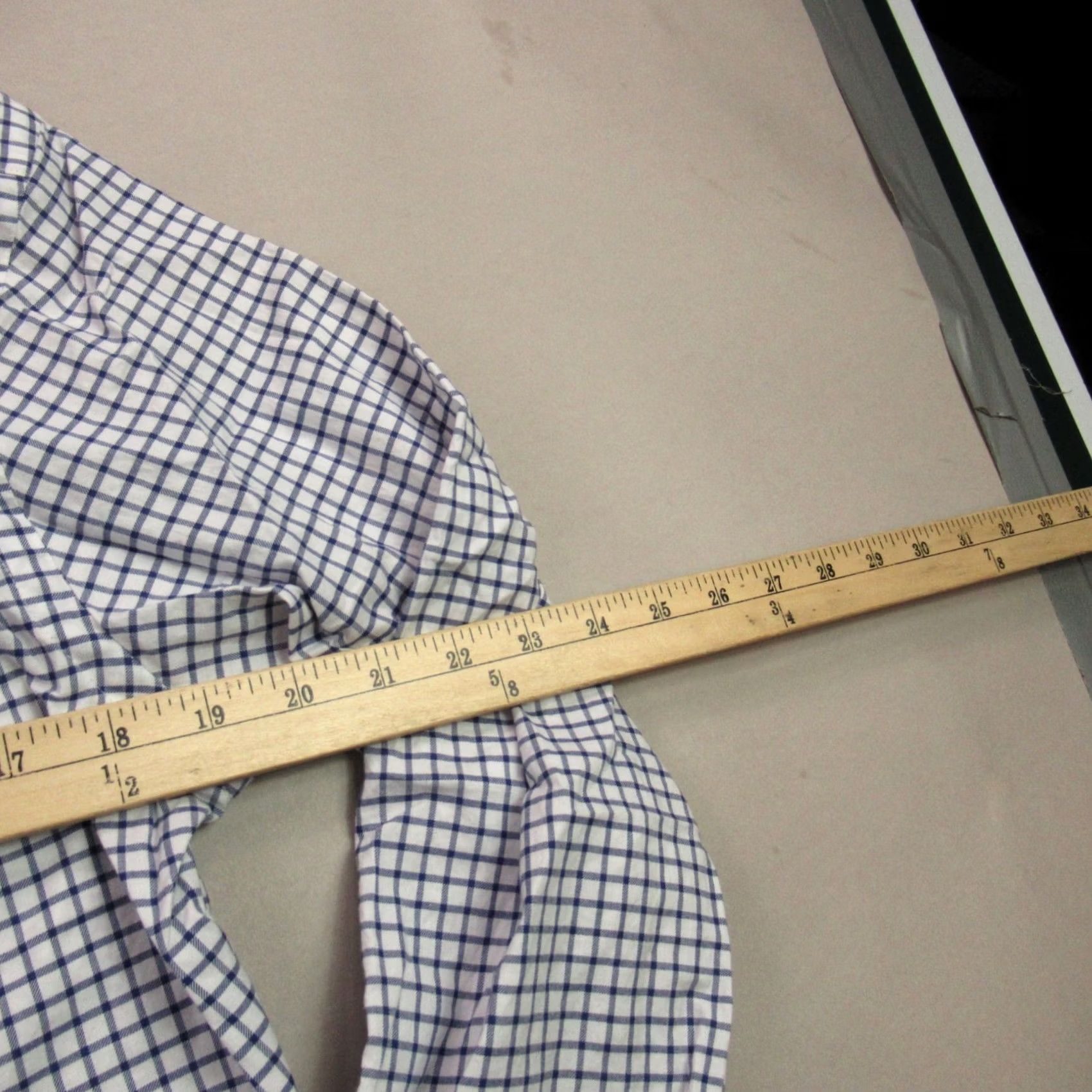 Ralph Lauren Ralph Lauren Shirt Mens Medium Blue Long Sleeve Lightweight Button Front Checks Size US M / EU 48-50 / 2 - 7 Thumbnail