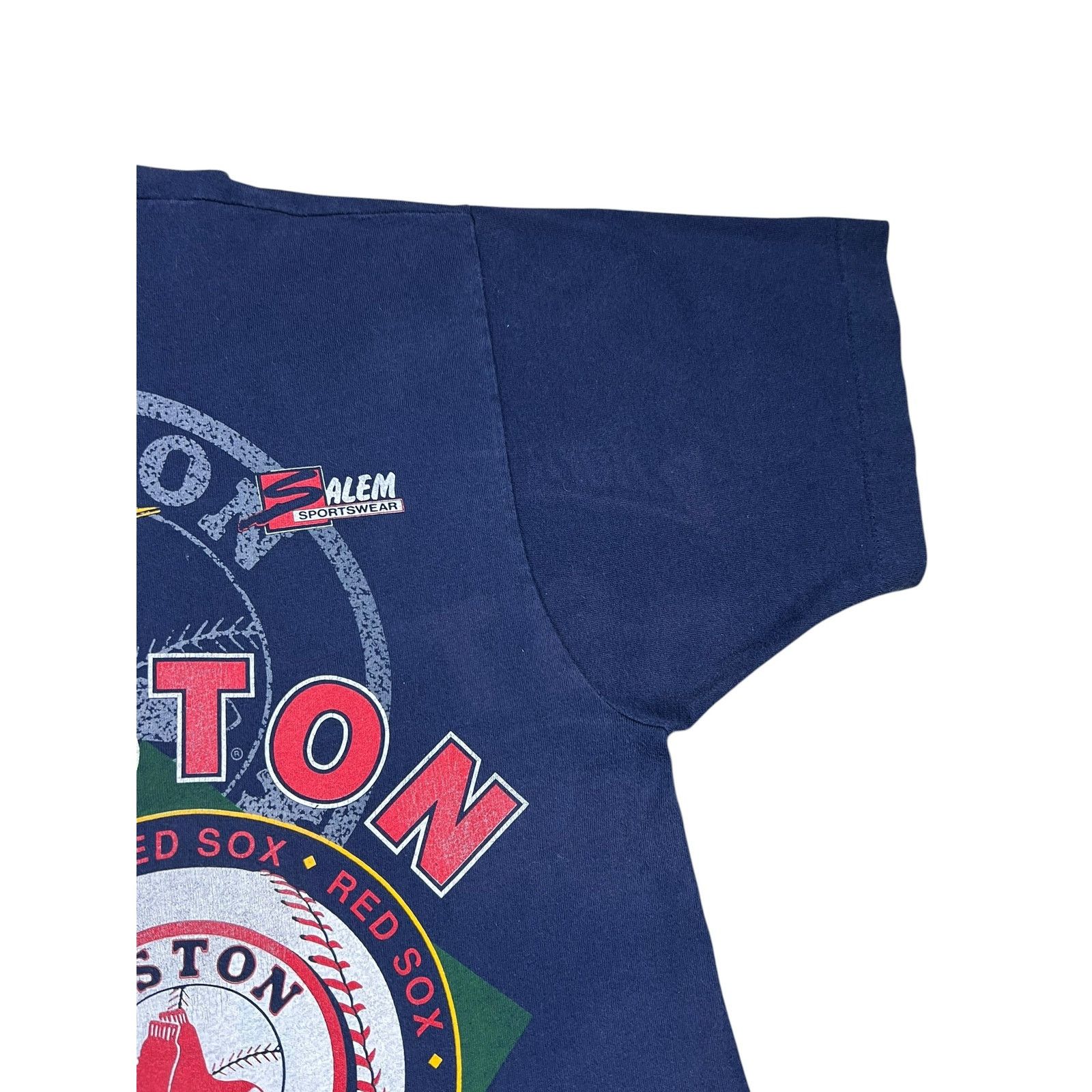 Fruit Of The Loom × MLB × Salem Sportswear Vintage 1992 Salem Sports Boston Red Sox Around The Horn tee Size US XL / EU 56 / 4 - 9 Thumbnail