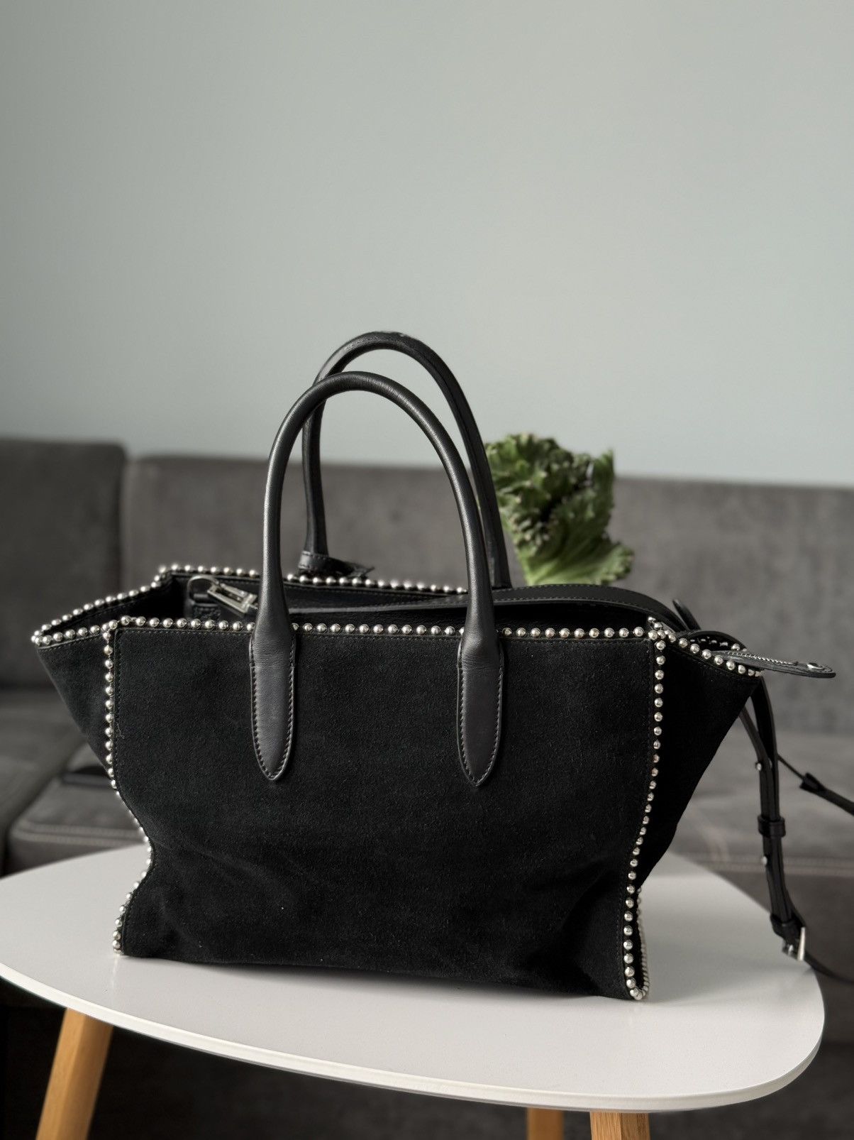 Zadig & Voltaire Zadig et Voltaire Bag Suede key lock Black Size ONE SIZE - 7 Thumbnail
