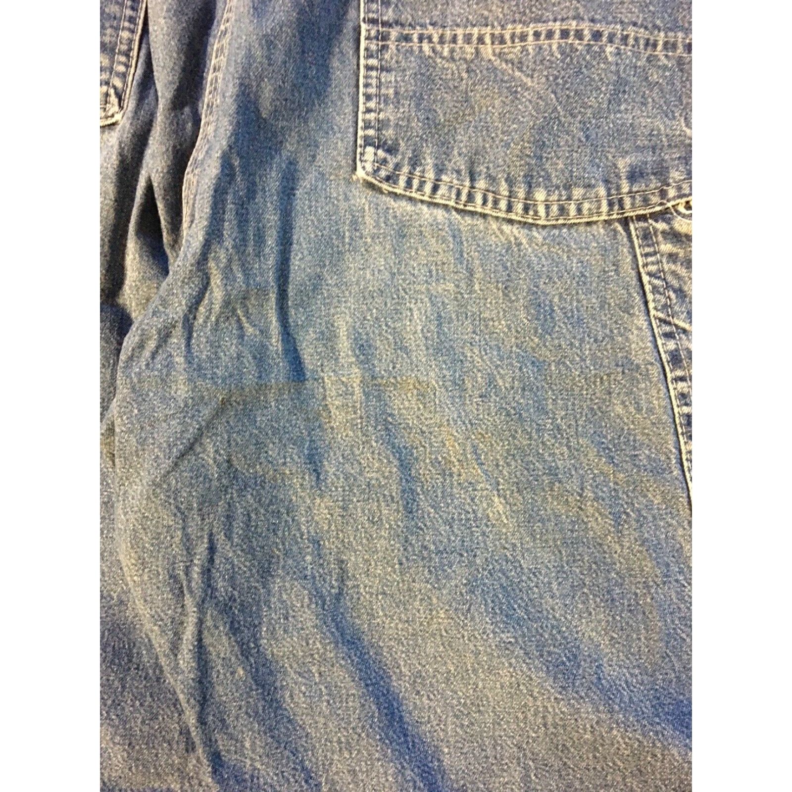 Vintage VINTAGE OshKosh B'gosh Union Made Jeans 38/29 Blue Men 60s 70s Distressed 80s 90s Grunge Punk Rockabilly Biker Workwear Conductor Talon Zipper USA Size US 38 / EU 54 - 4 Thumbnail