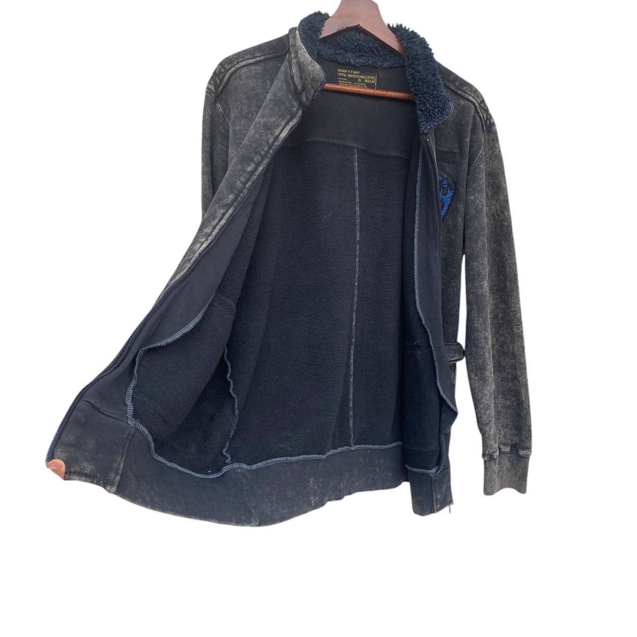 PPFM VINTAGE PPFM WINTER FLYING FADED BLACK SHERPA COLLAR Size US M / EU 48-50 / 2 - 8 Thumbnail