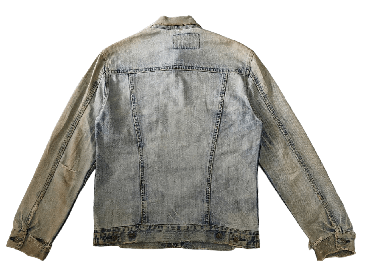 Levi's Thrashed Levi's Distressed Worn Denim Jacket Size US M / EU 48-50 / 2 - 3 Thumbnail