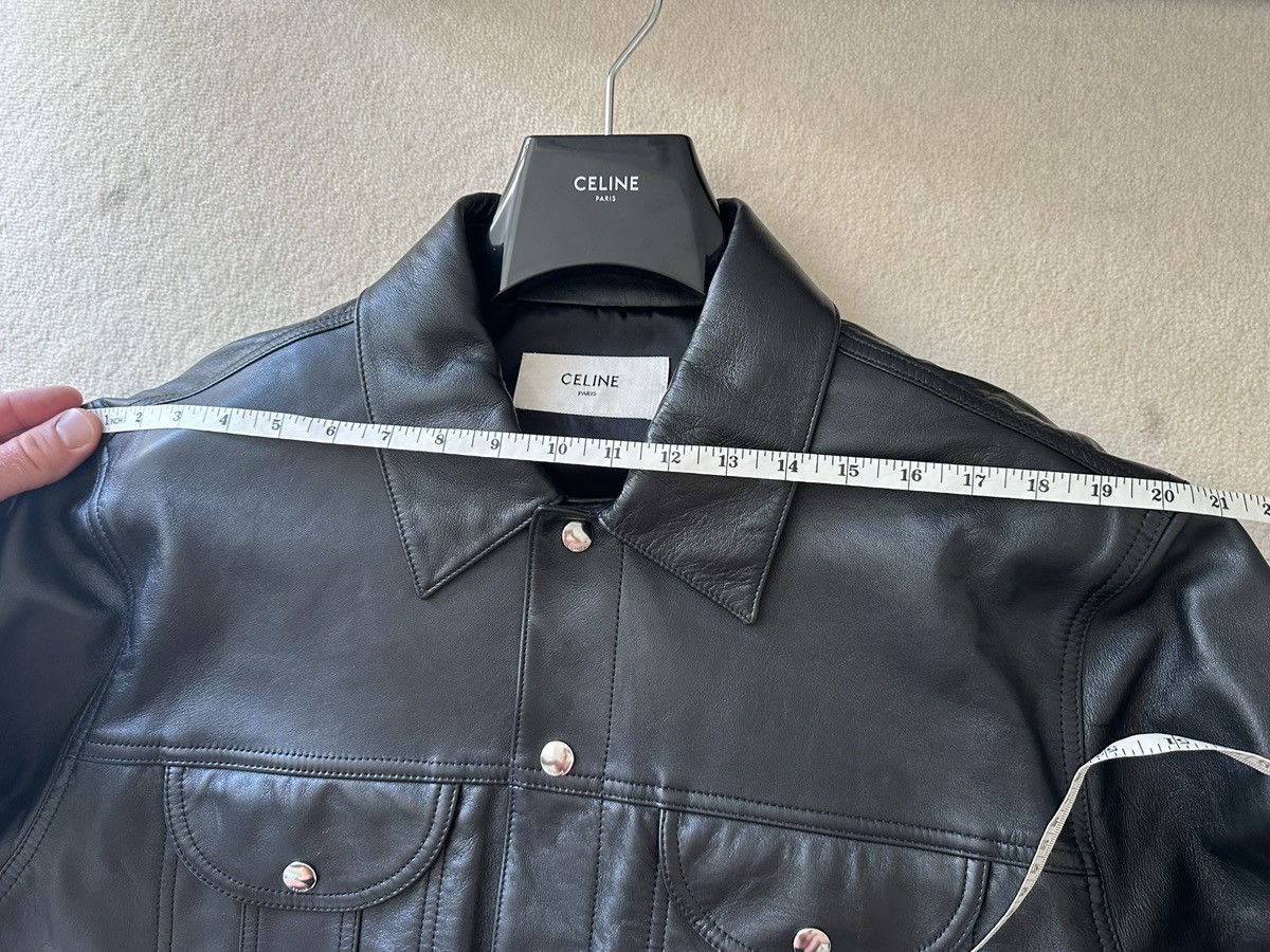 Celine Celine x Hedi leather trucker jacket 50 BNWT Hedi Slimane Size US M / EU 48-50 / 2 - 7 Thumbnail