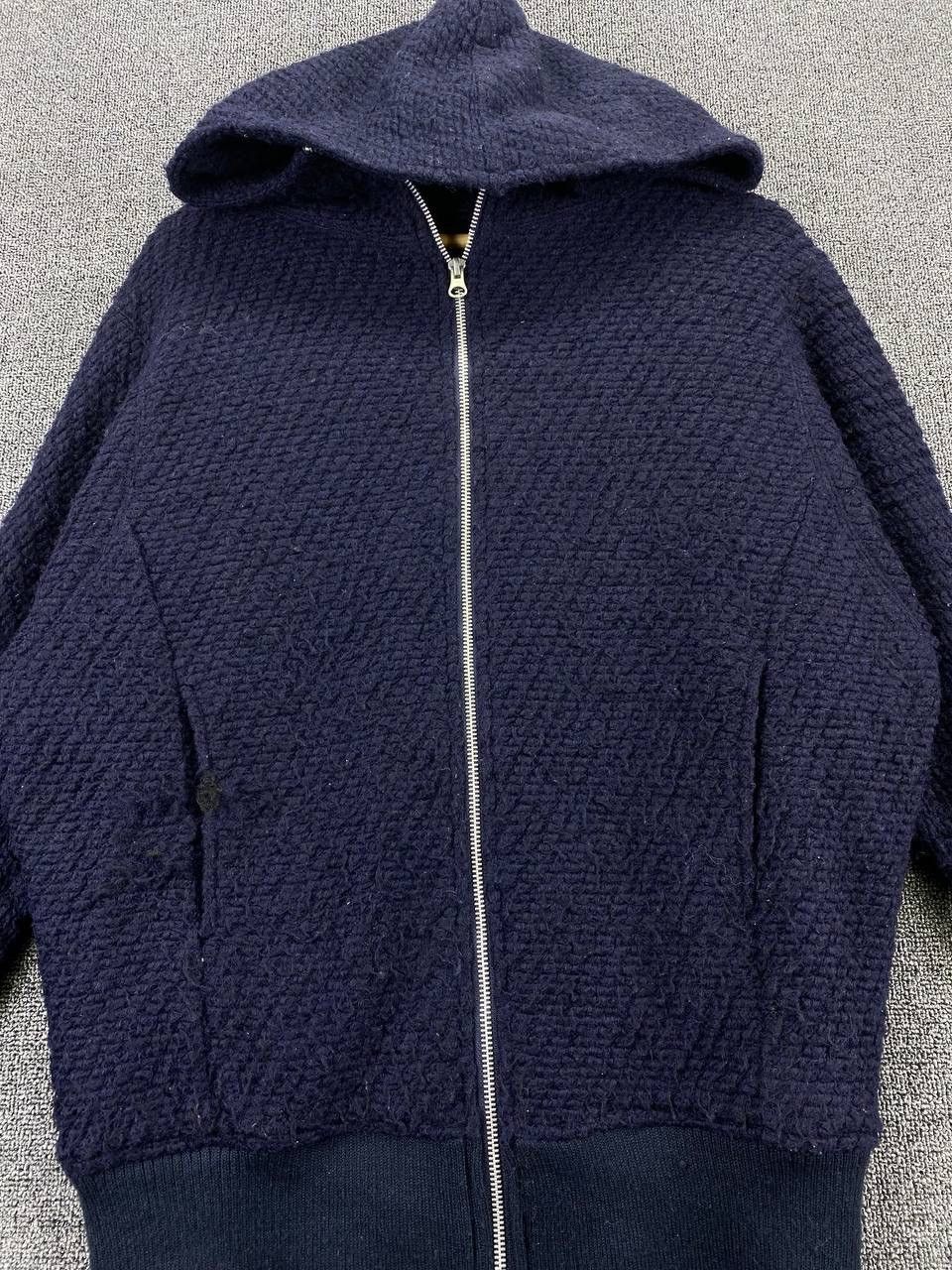 Issey Miyake Vintage Issey Miyake Zucca Knitted Wool Hoodie Jacket Size M / US 6-8 / IT 42-44 - 5 Thumbnail