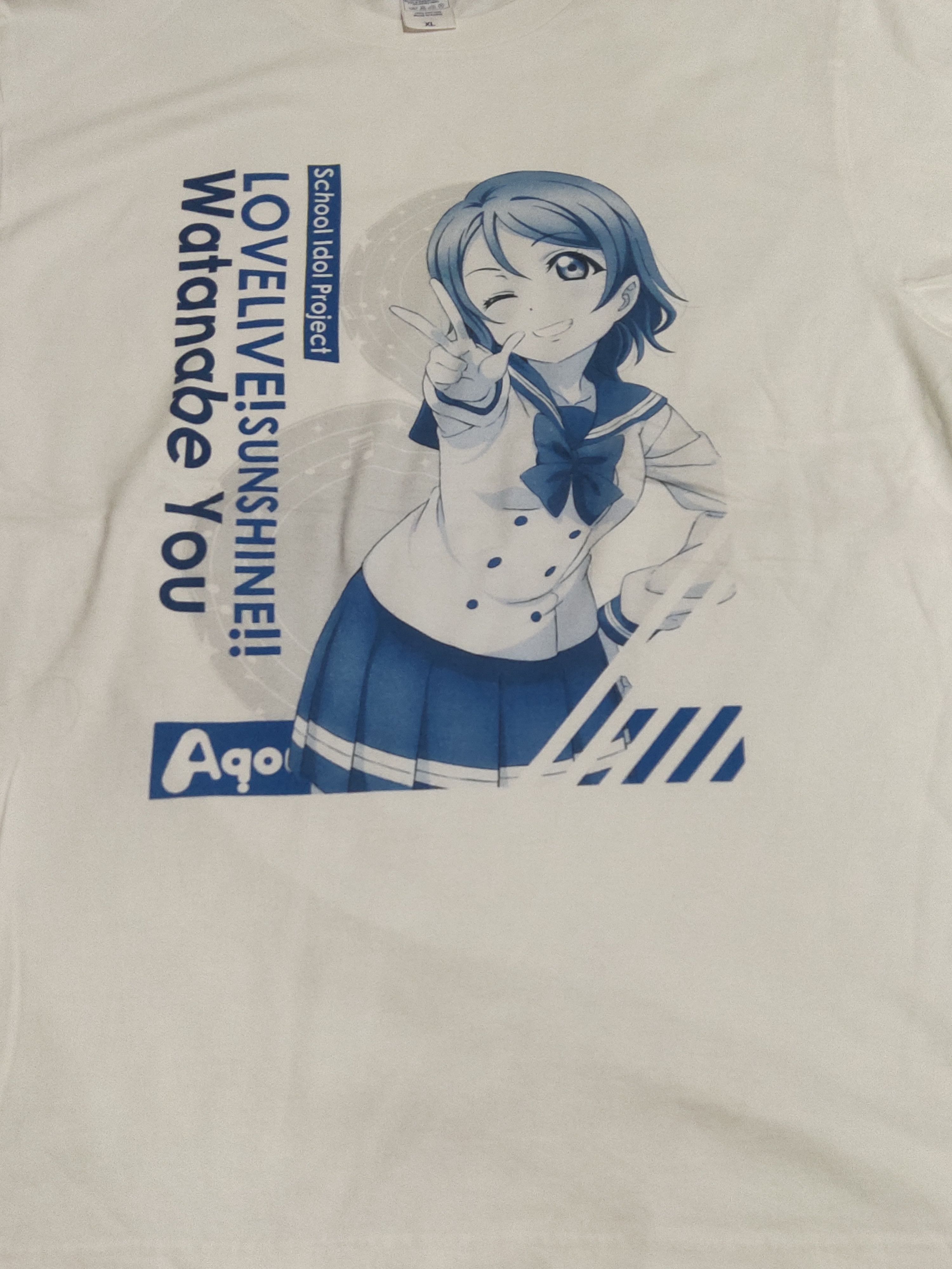 Anime × Vintage LOVE LIVE SUNSHINE AQUORS WATANABEA YOU ANIME WAIFU Size US XL / EU 56 / 4 - 4 Thumbnail