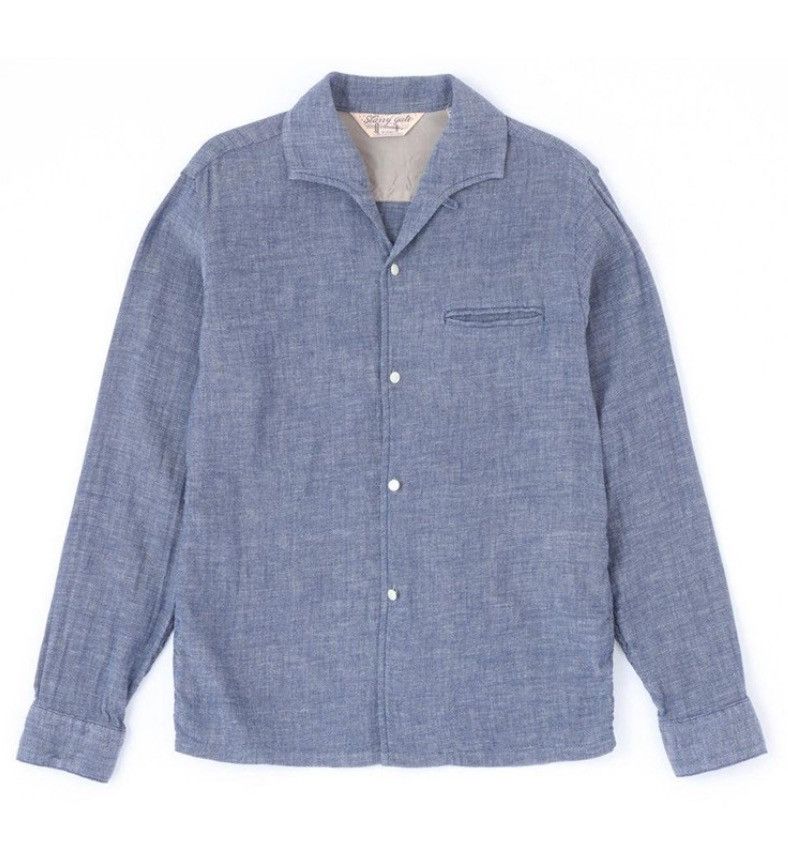 Jelado Jelado Vincent Shirt In Indigo Gauze Size US M / EU 48-50 / 2 - 1 Thumbnail