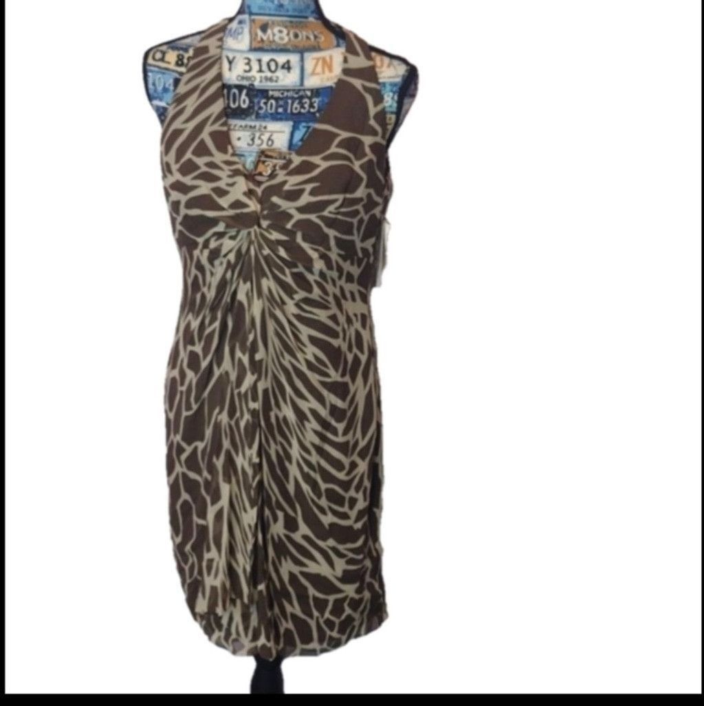 Other Chetta B vintage giraffe silk dress size 4 Size S / US 4 / IT 40 - 9 Thumbnail