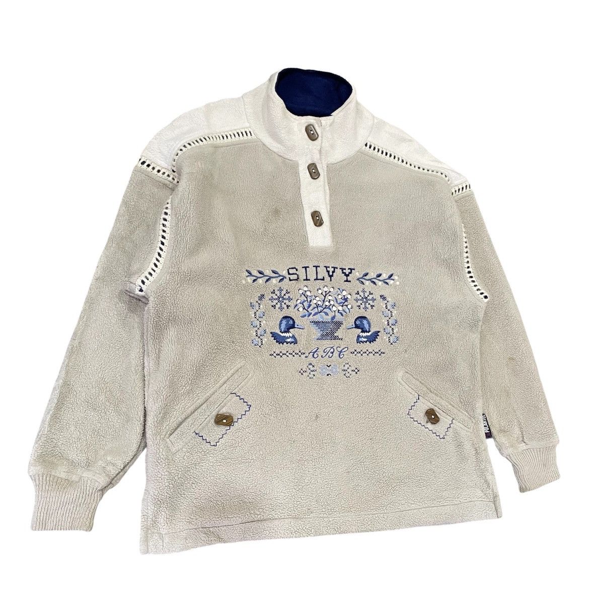 Vintage Vintage Silvy Sportswear Italy Polartec Fleece QuarterButton Size US XS / EU 42 / 0 - 2 Thumbnail