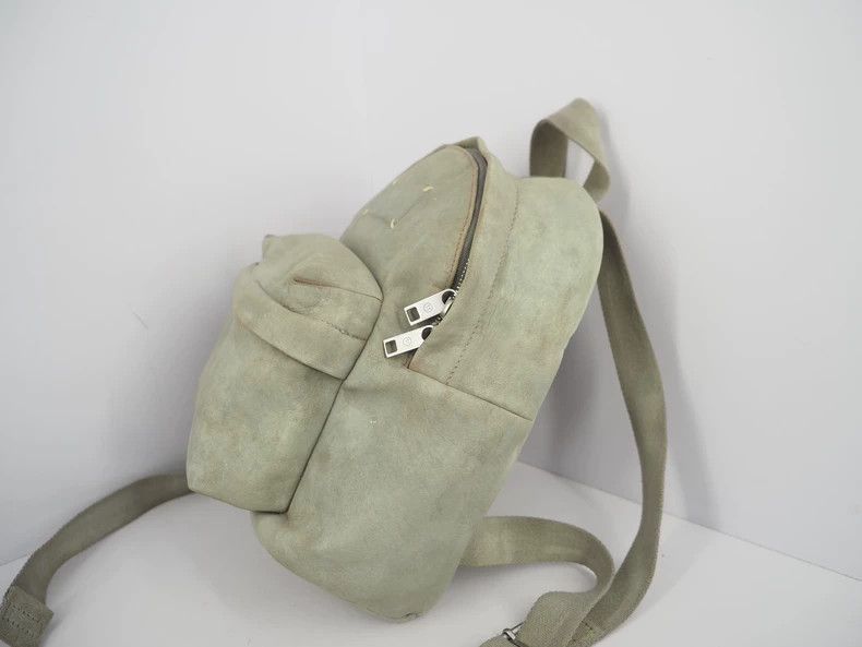 Maison Margiela maison margiela grey-green mini backpack Size ONE SIZE - 1 Thumbnail