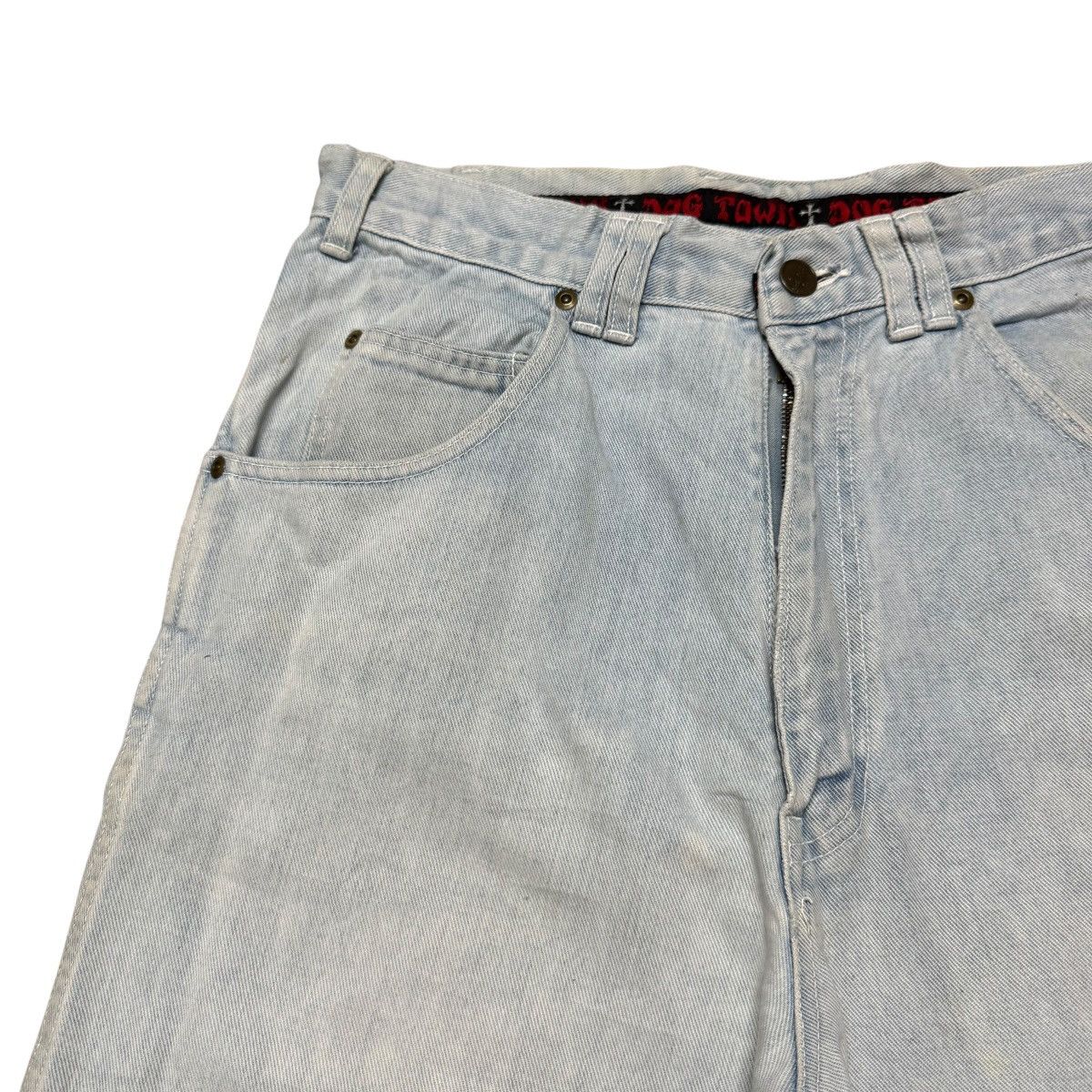 Dogtown Vintage y2k Dogtown Light Wash Denim Baggy Jeans Size US 32 / EU 48 - 4 Thumbnail