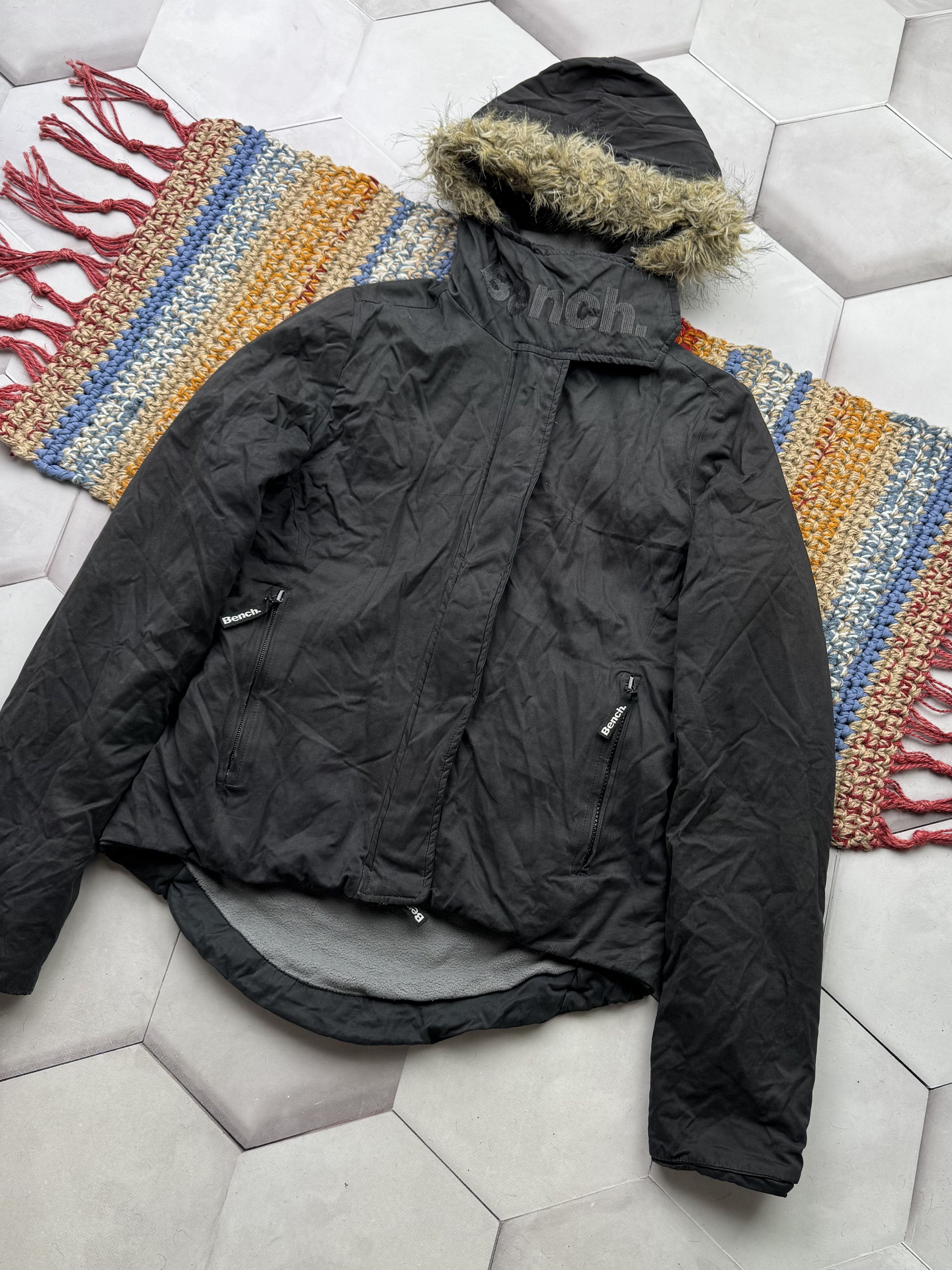 Japanese Brand Vintage Cropped Jacket With Faux Fur Hood (E4) Size S / US 4 / IT 40 - 3 Thumbnail