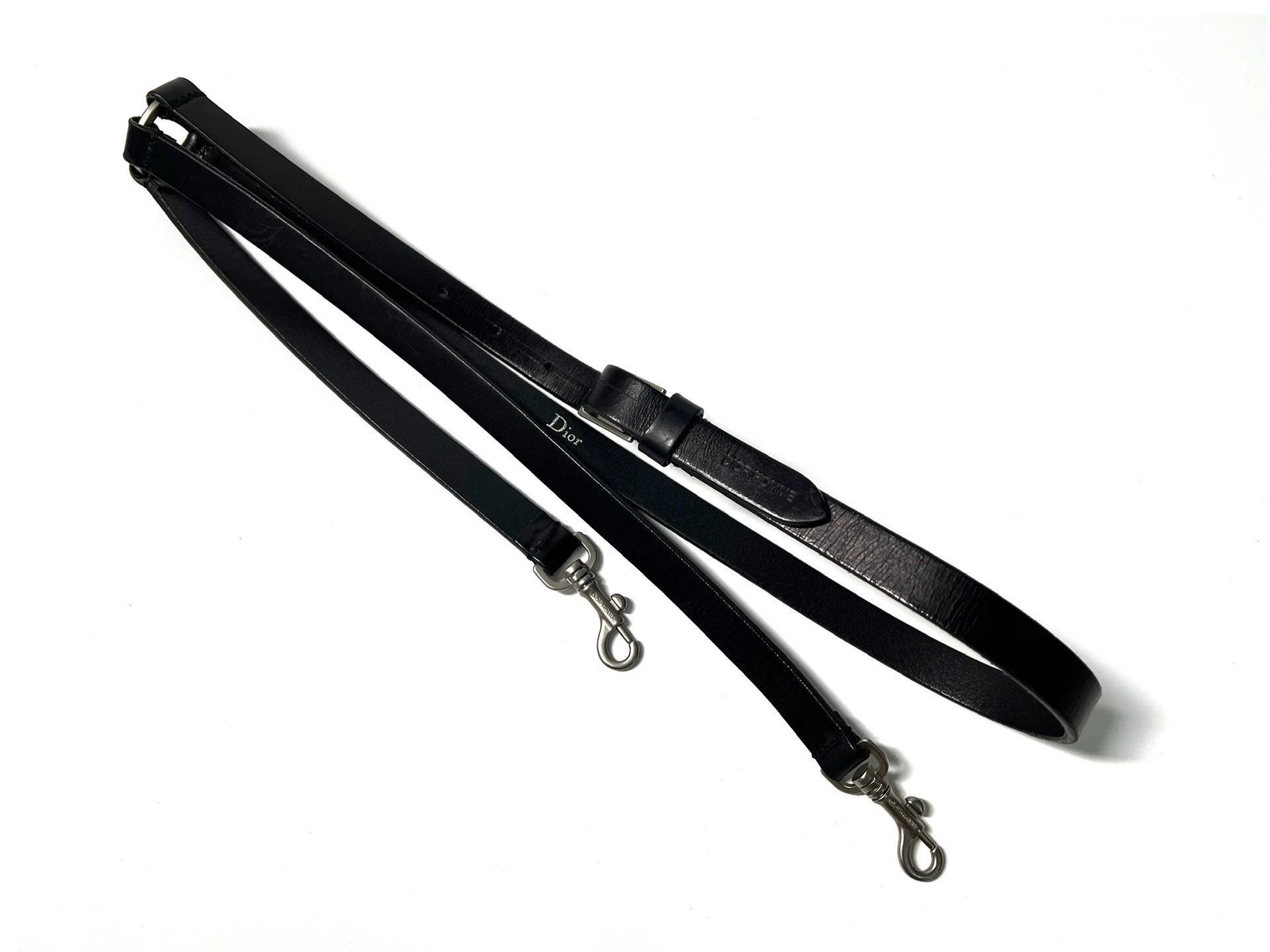 Dior Black Leather Adjustable Bag Strap Size ONE SIZE - 1 Thumbnail
