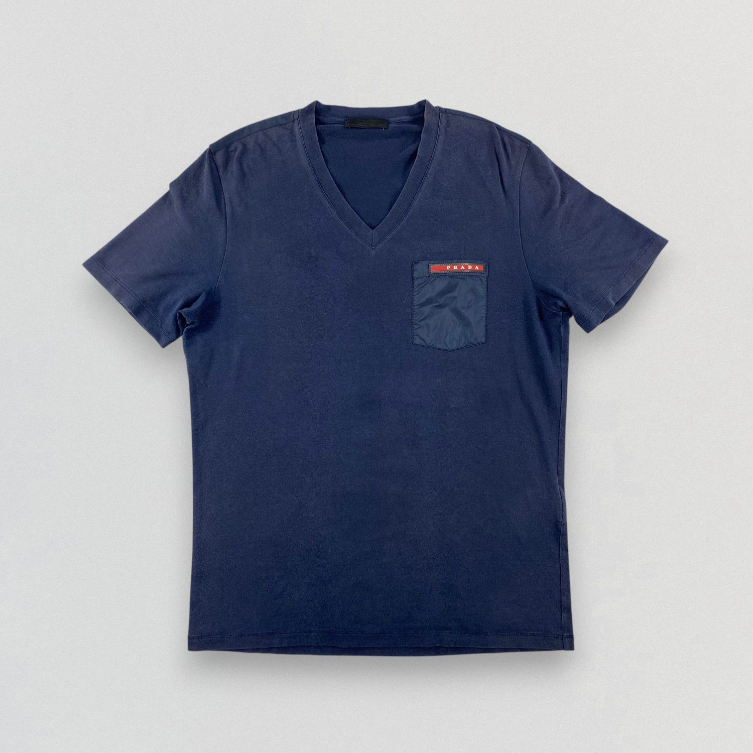 Prada Prada Nylon Pocket Navy T Shirt | Grailed