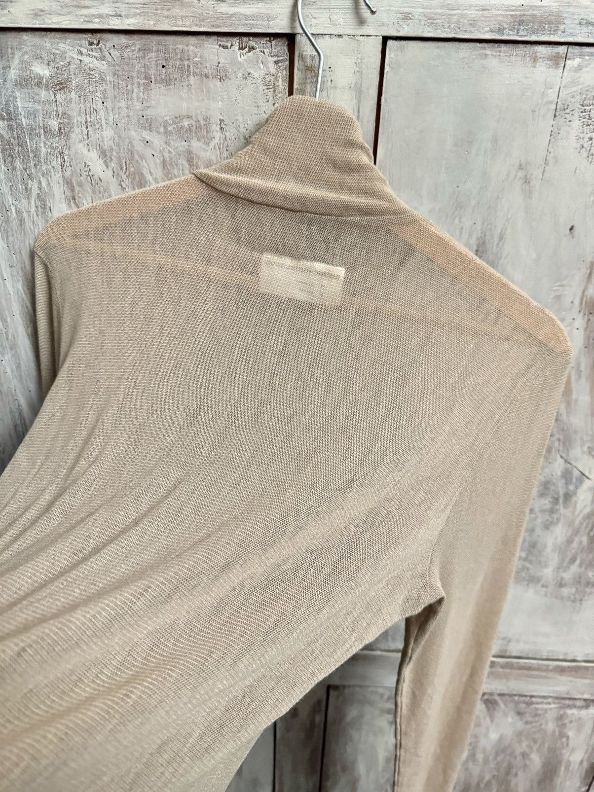 Maison Margiela margiela mm6 men unisex mesh nude top S fitted Size US S / EU 44-46 / 1 - 11 Thumbnail