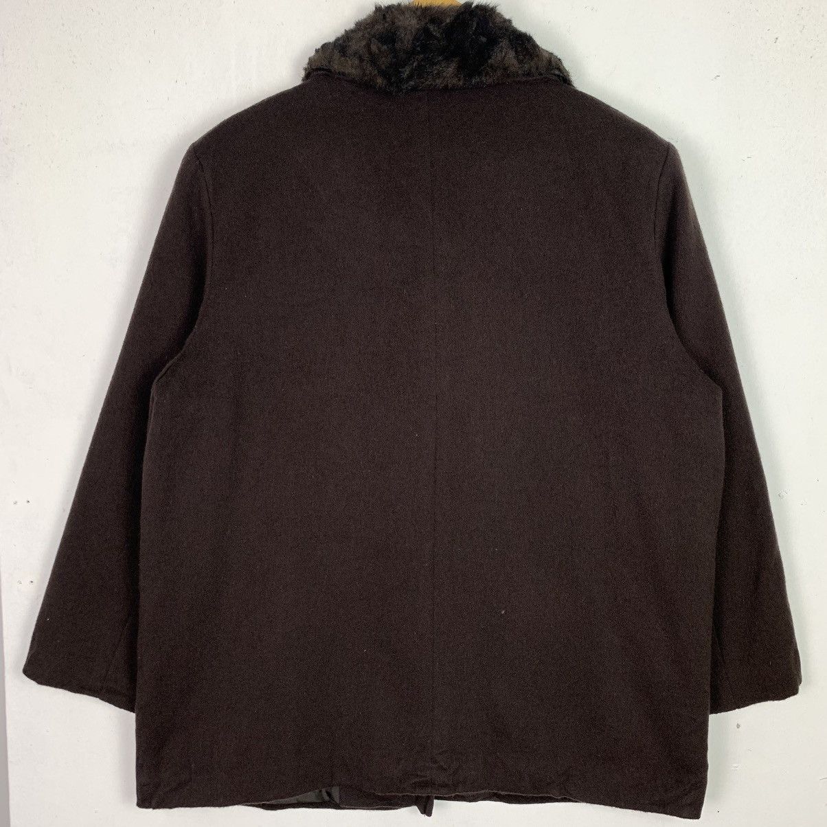 Japanese Brand × Vintage Vintage Japanese Brand Wool Coat Jacket Size US XL / EU 56 / 4 - 15 Thumbnail