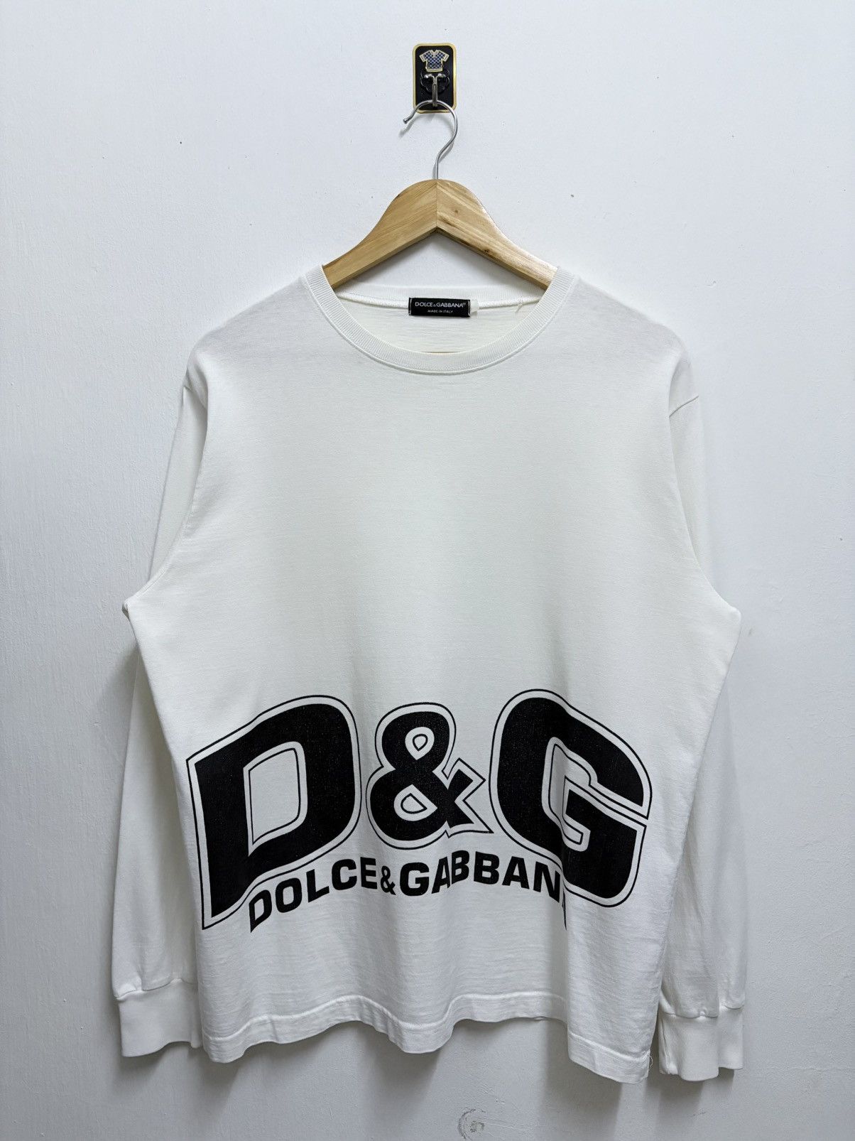Dolce & Gabbana Vintage 90’s Luxury Dolce Gabbana D&G L/S T-Shirt Size US L / EU 52-54 / 3 - 1 Thumbnail
