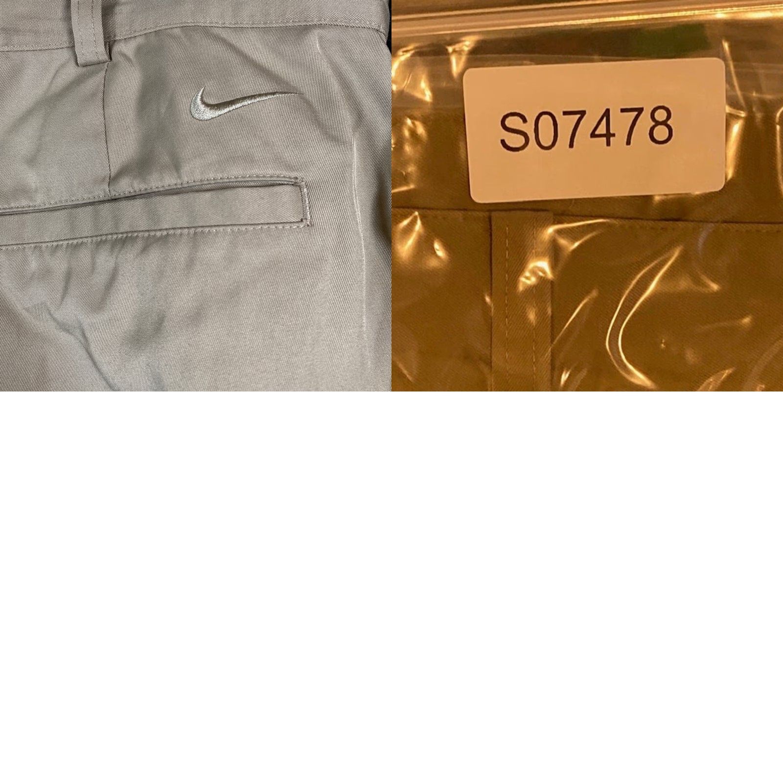 Nike Nike Golf Mens Pants Dri-Fit 34x32 (35x28) Tan Chinos Athletic Straight Leg Size US 34 / EU 50 - 9 Thumbnail