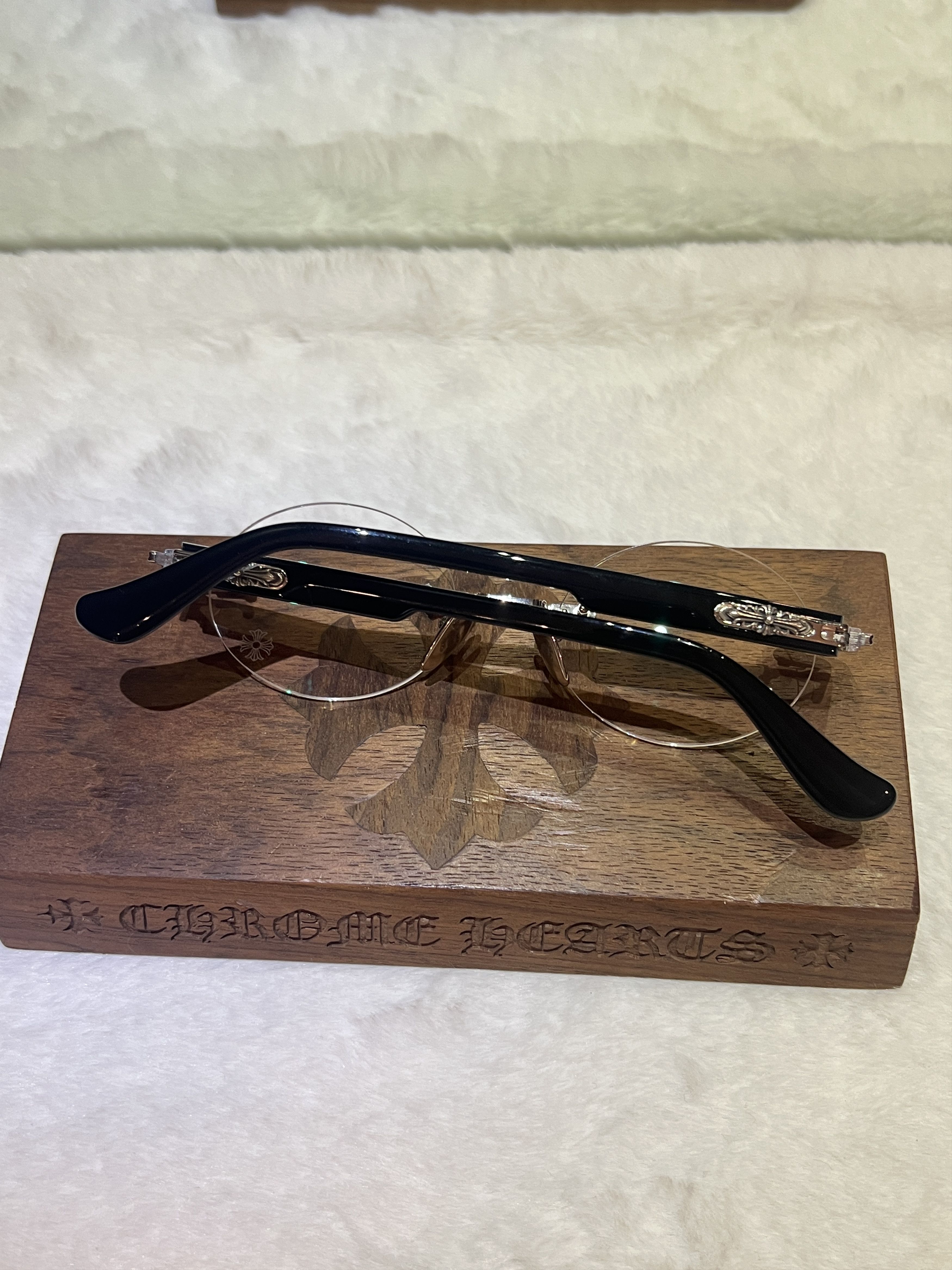 Chrome Hearts CHROME HEARTS DEEP III BLACK/SILVER GLASSES Size ONE SIZE - 11 Thumbnail