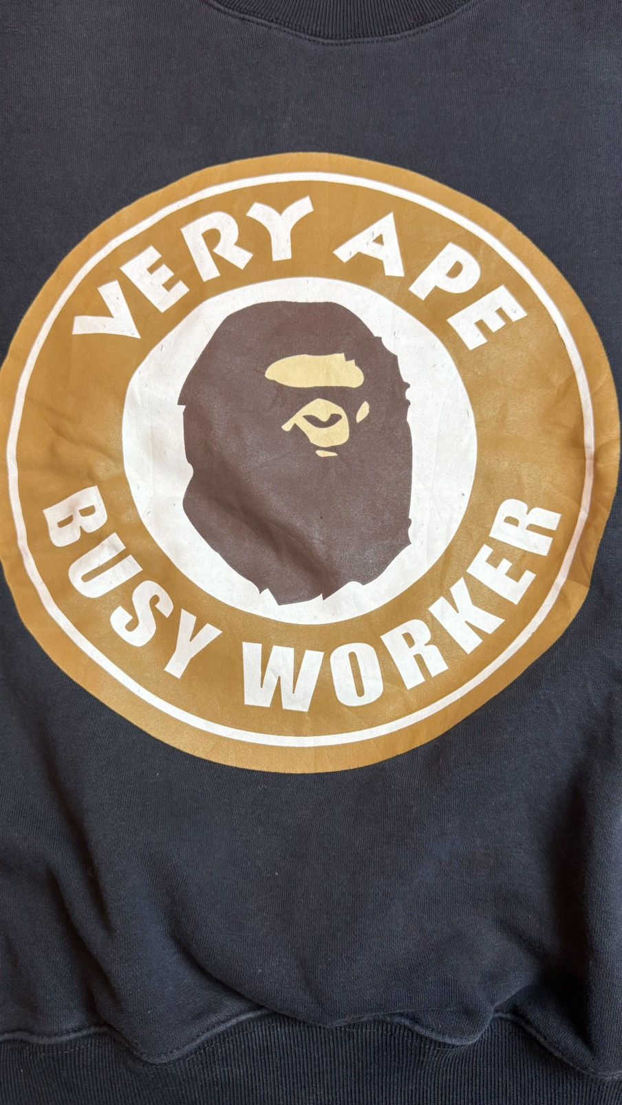Bape Vintage BAPE Very Ape Busy Worker Sweatshirt Size US M / EU 48-50 / 2 - 5 Thumbnail