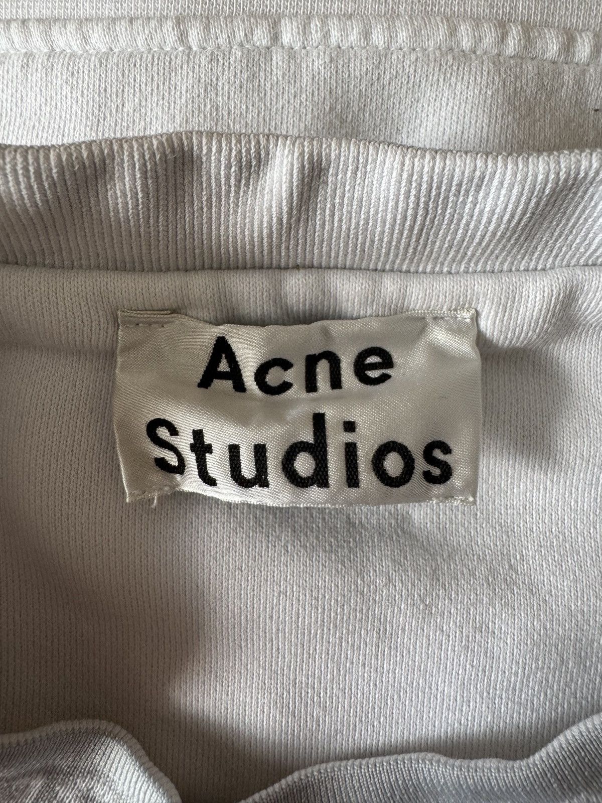 Acne Studios 🔥🔥 Acne Studios White Cotton Sweatshirt Size US M / EU 48-50 / 2 - 6 Thumbnail