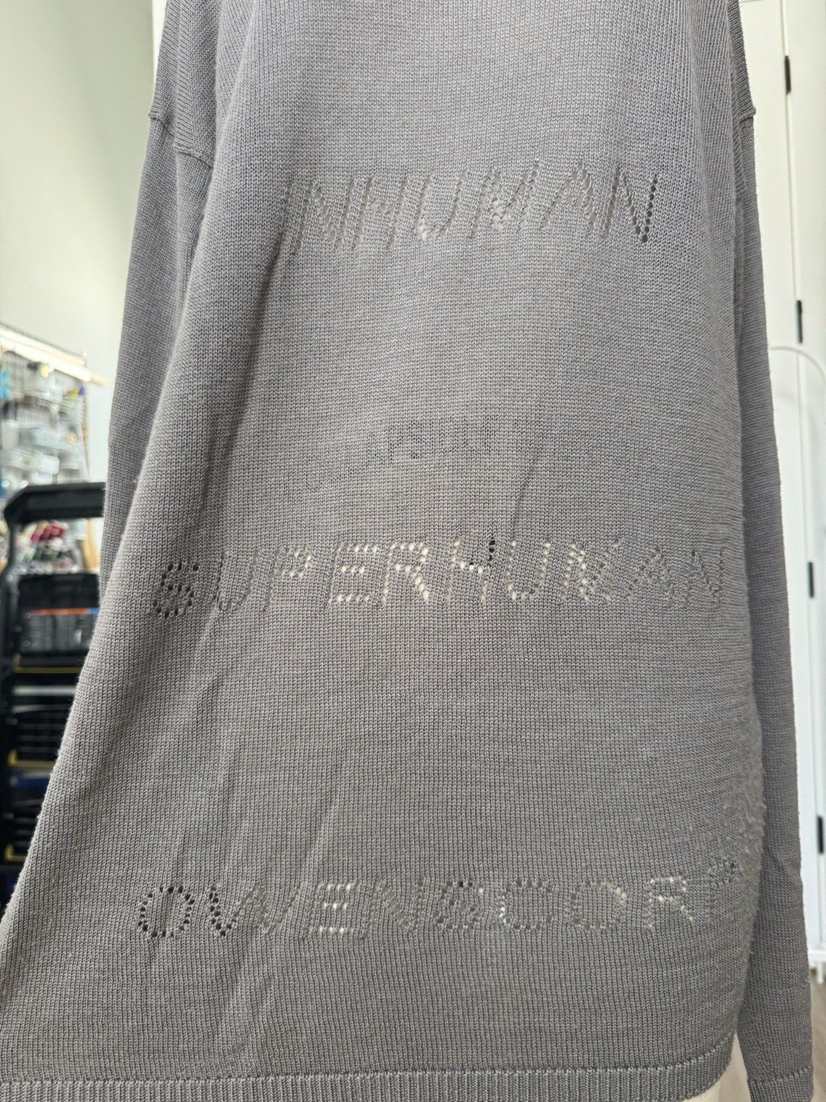 Rick Owens Rick Owens Tommy Oversize Wool Mens One Size Lido Gray Size US M / EU 48-50 / 2 - 4 Thumbnail