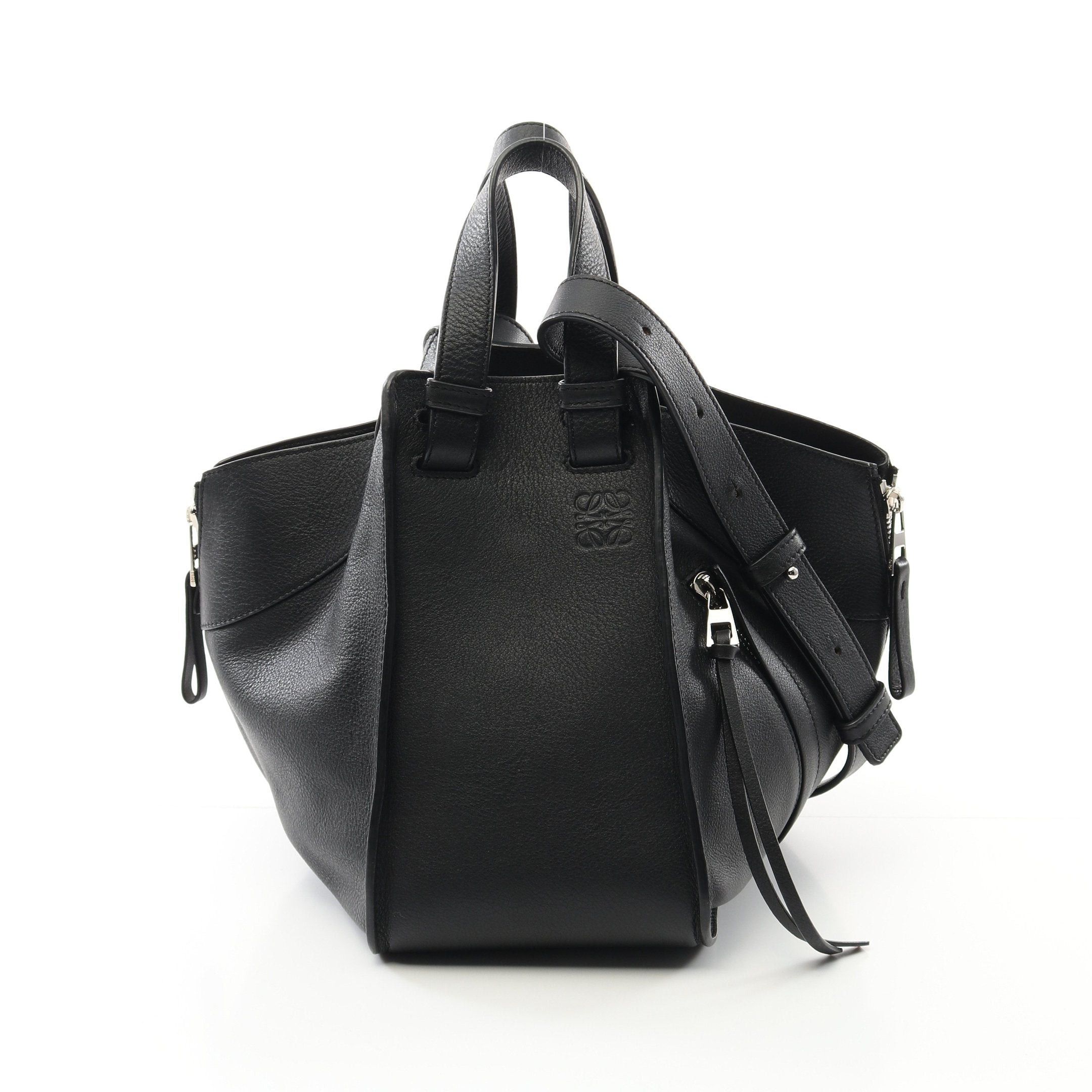 Loewe Loewe Hammock Small Handbag Leather Black Size ONE SIZE - 1 Thumbnail